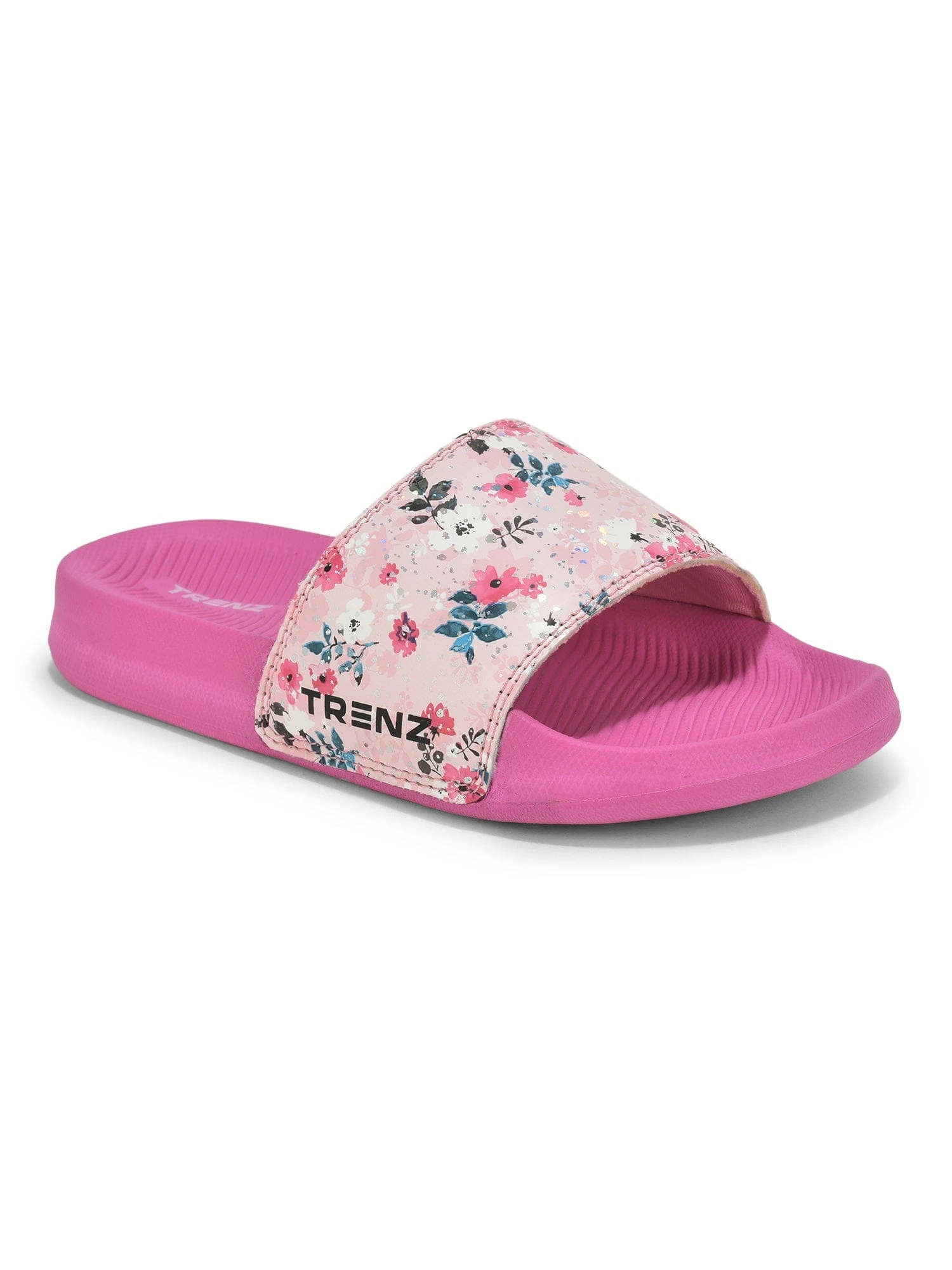 Pink slip-on slippers for girl kids