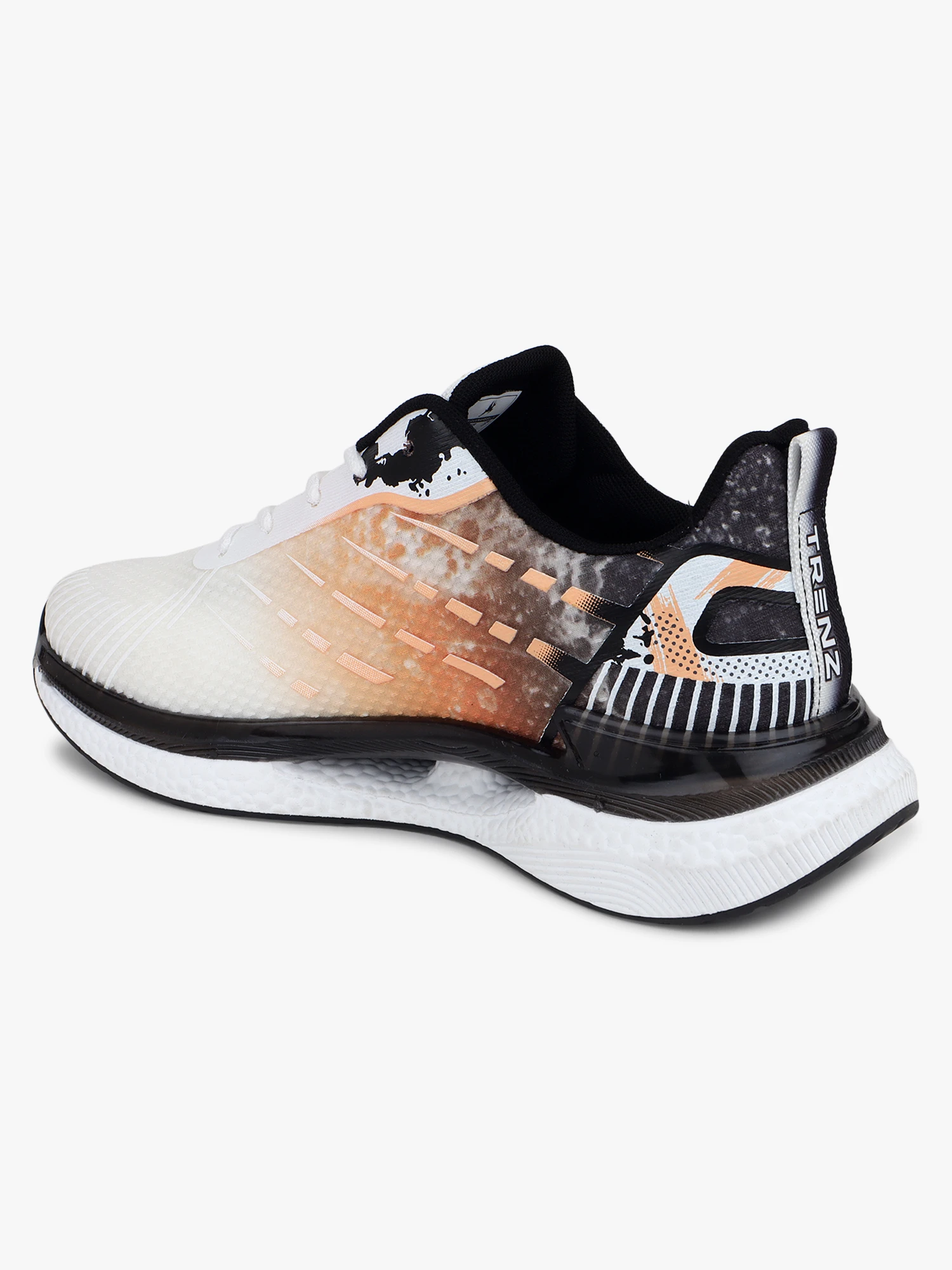 White and Black lace-up sports shoes – Shiv Naresh