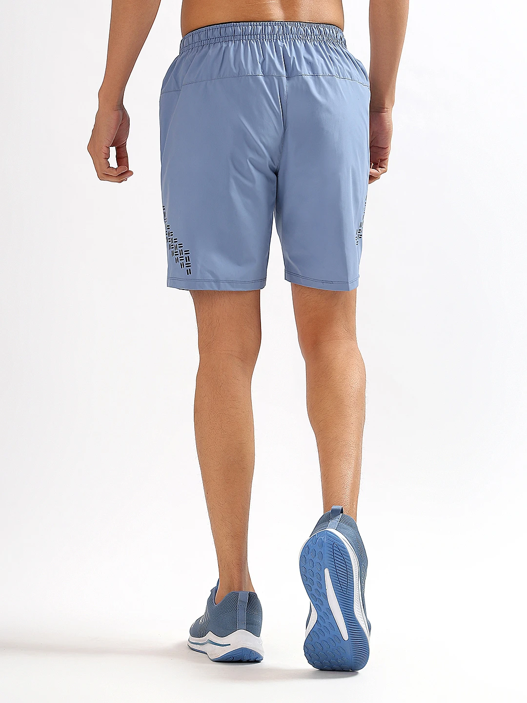 Men's Elite Performance Active Shorts Ice Blue by Shiv Naresh