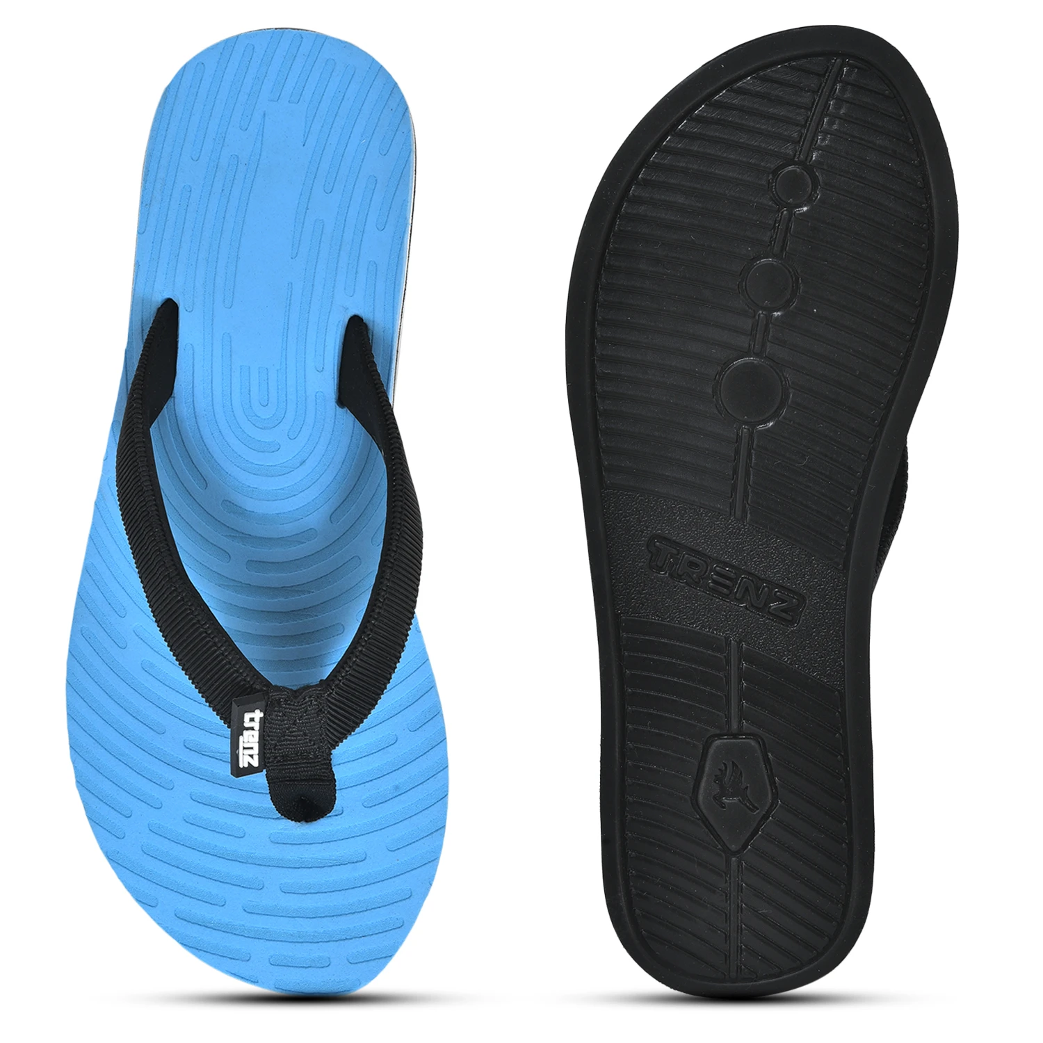 Women Sky Black Slip-On Slippers Footwear