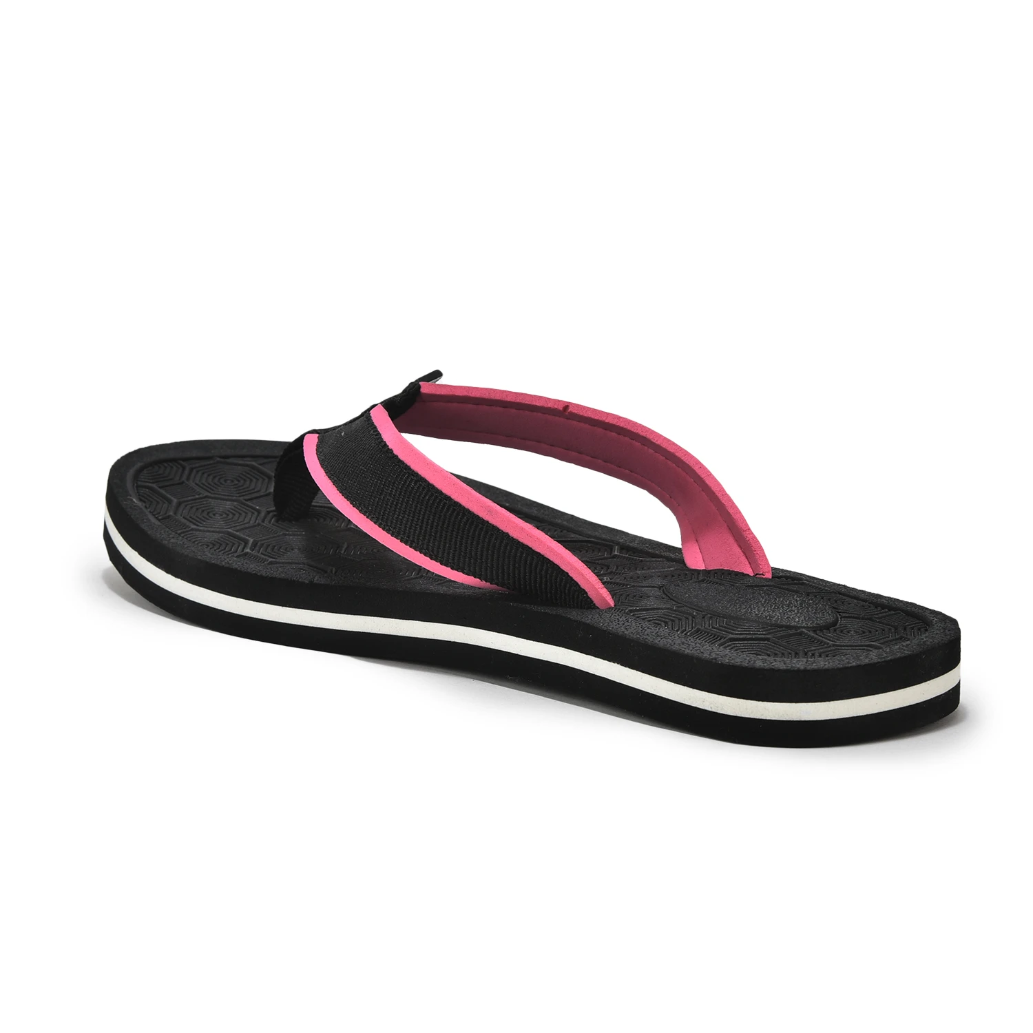Black & Pink women's slip-on slipper