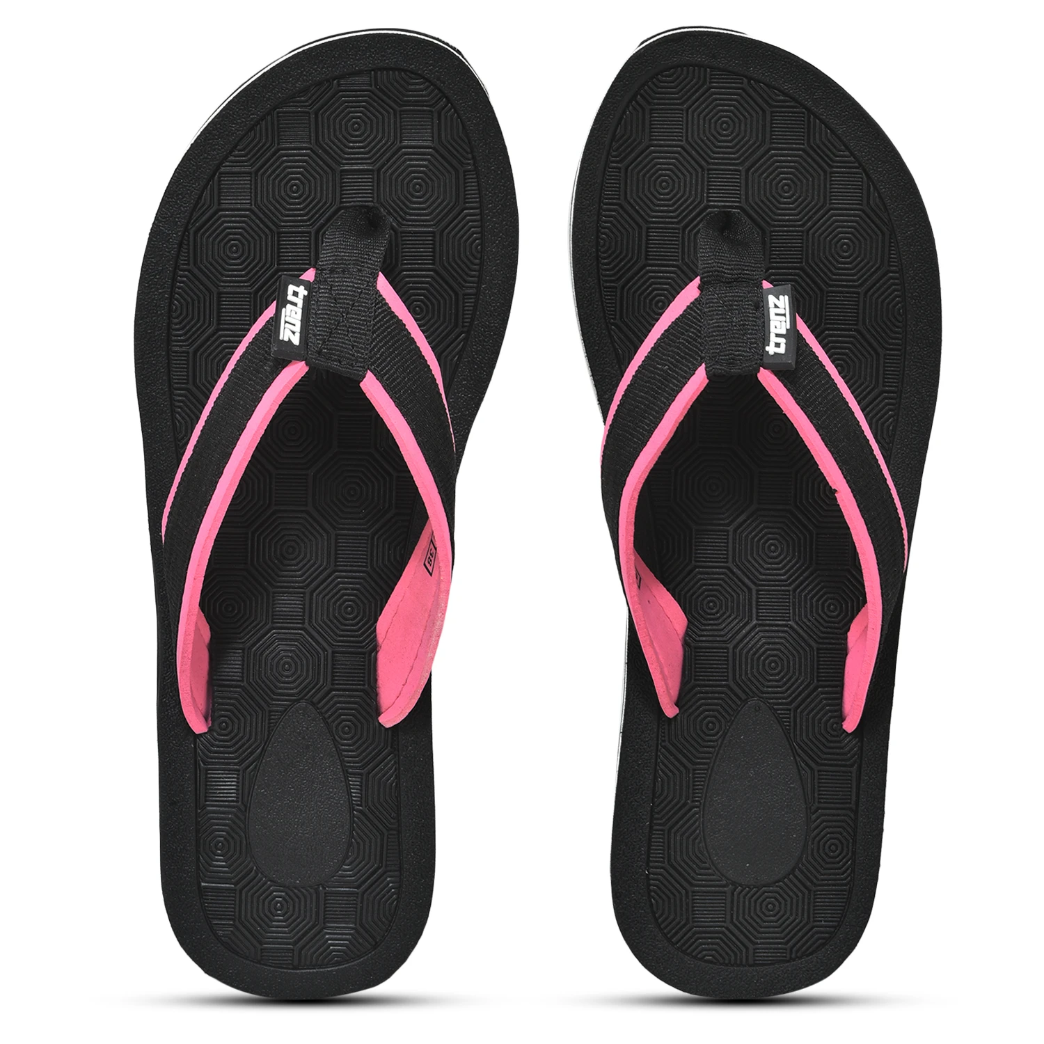 Black & Pink women's slip-on slipper