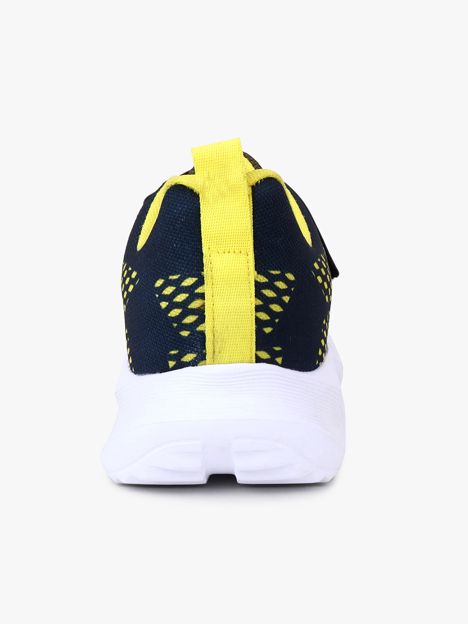 Kids olive green yellow lace-up sports shoes for Boys & Girls