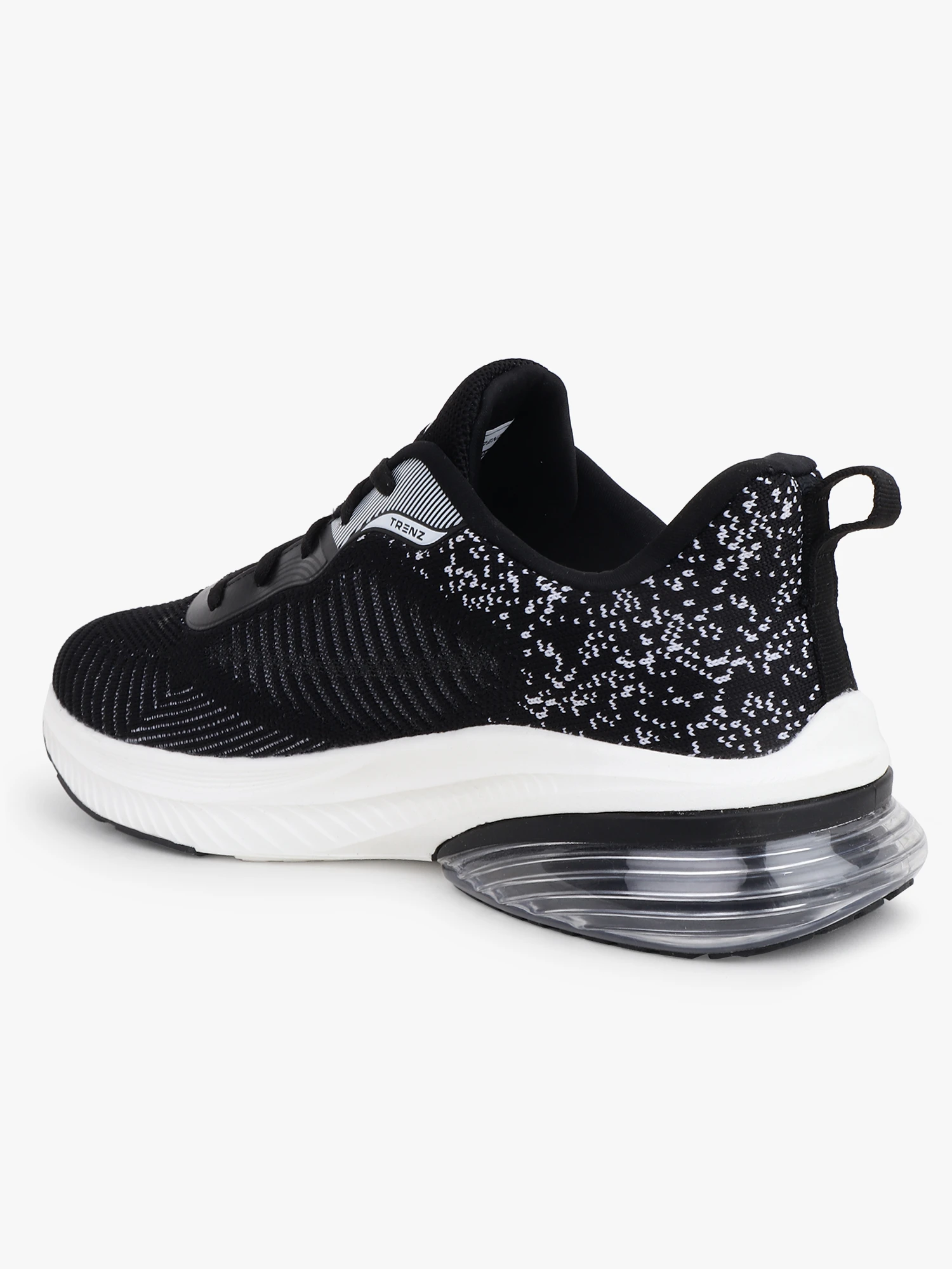 Black and White lace-up sports shoes – Shiv Naresh