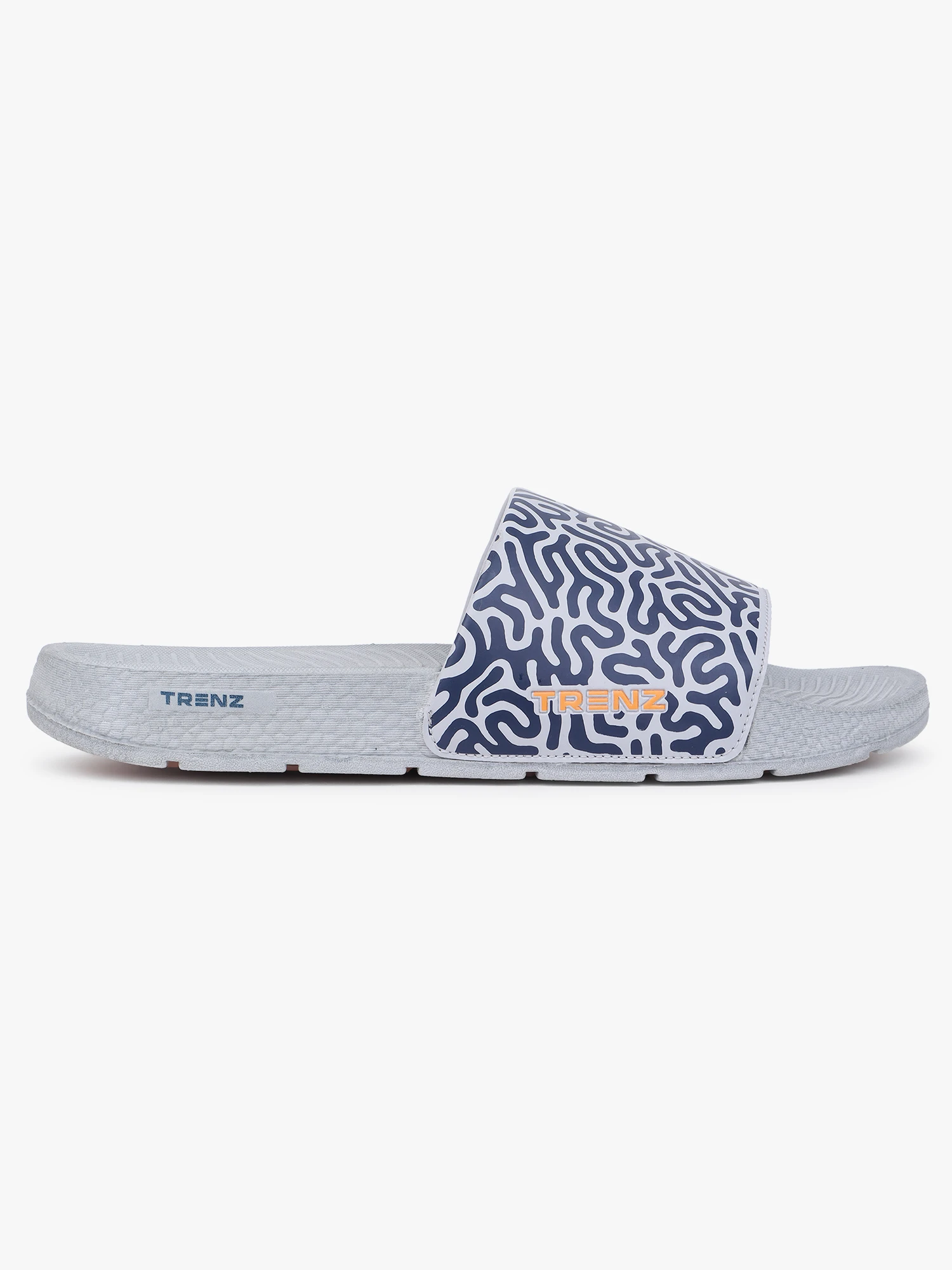Grey slip-on slider for men