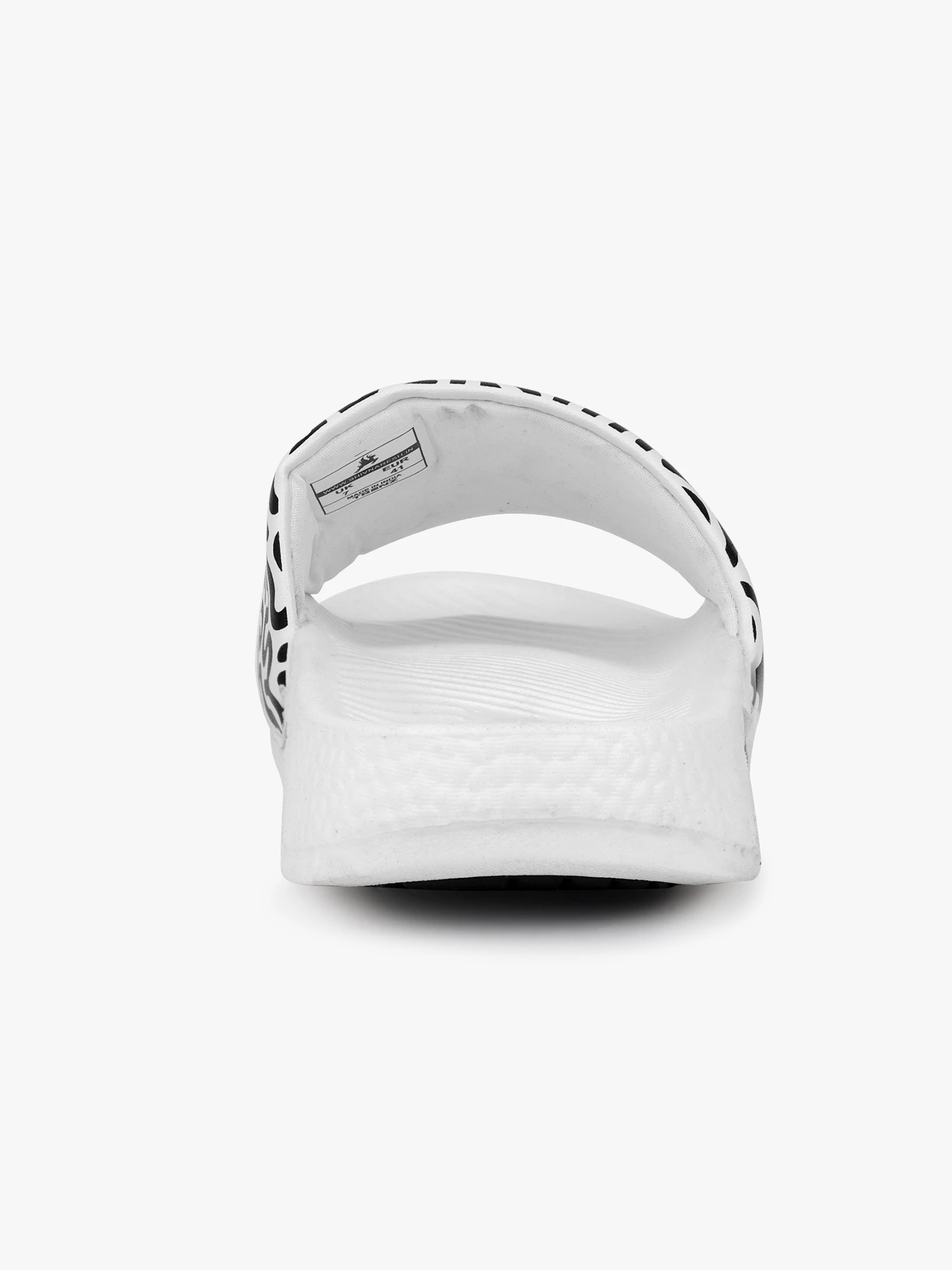 White and black men's slip-on Flip-Flop