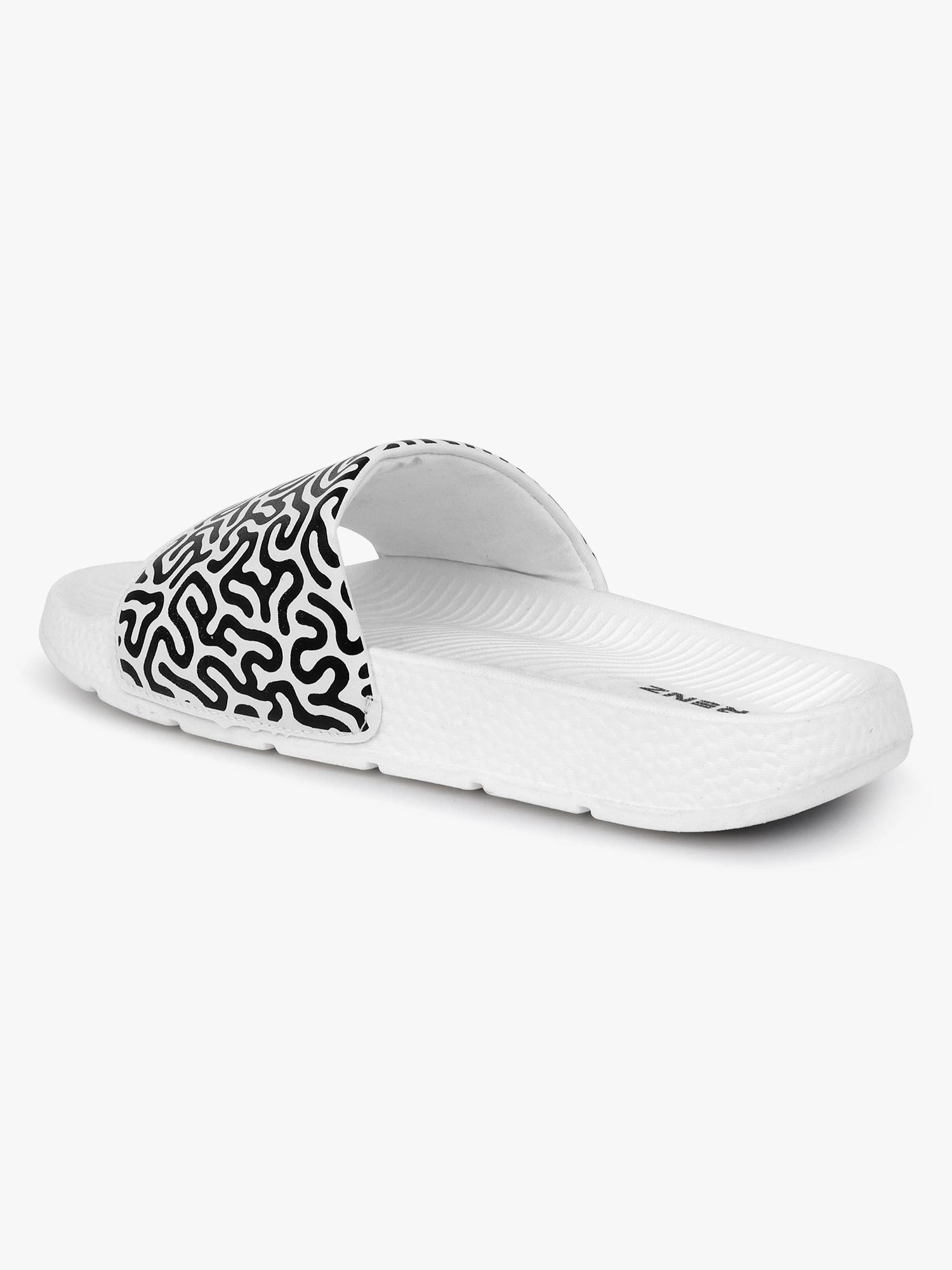 White and black men's slip-on Flip-Flop