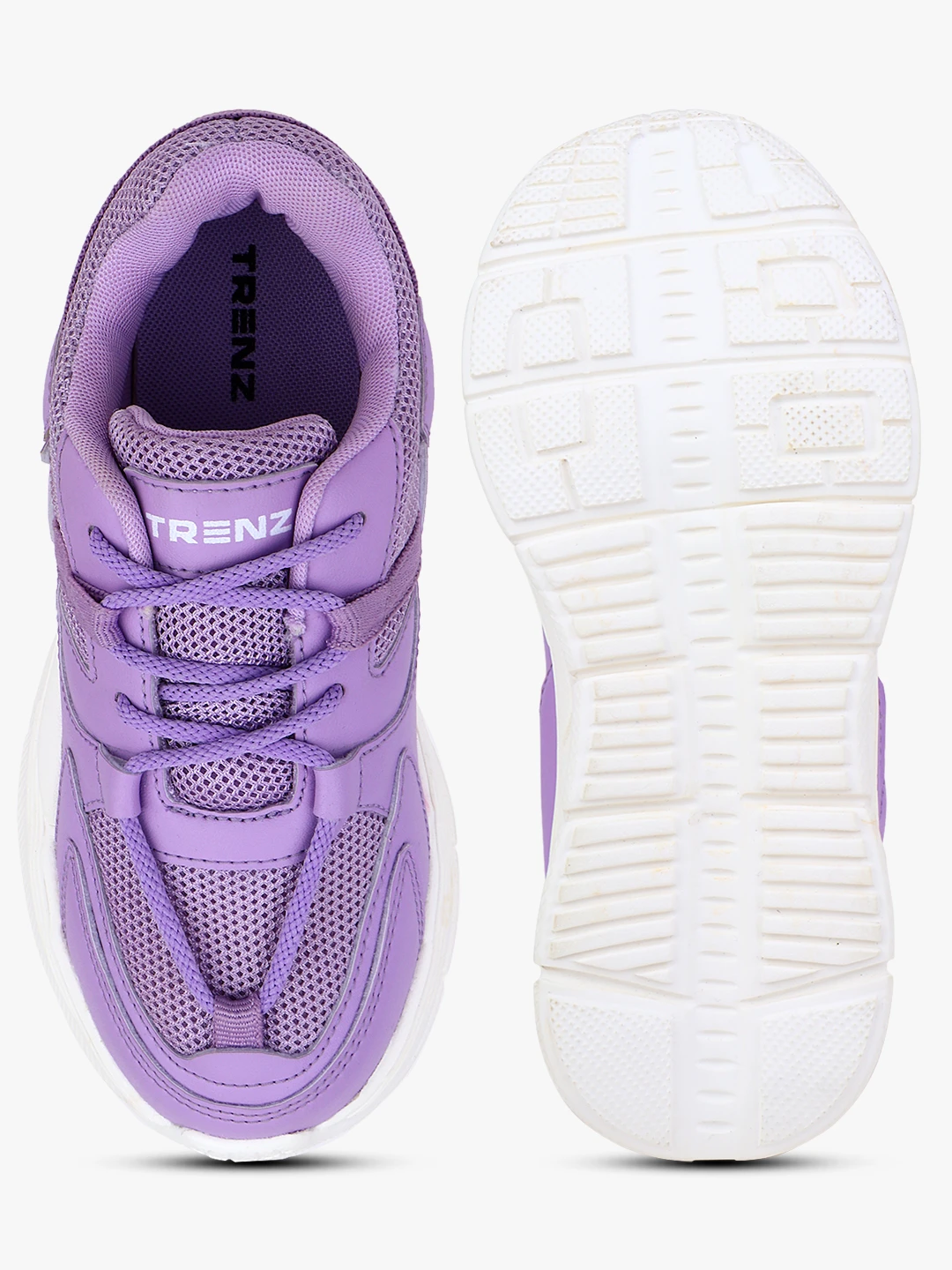 Kids lailac purple lace-up shoes for girls & boys Shiv Naresh