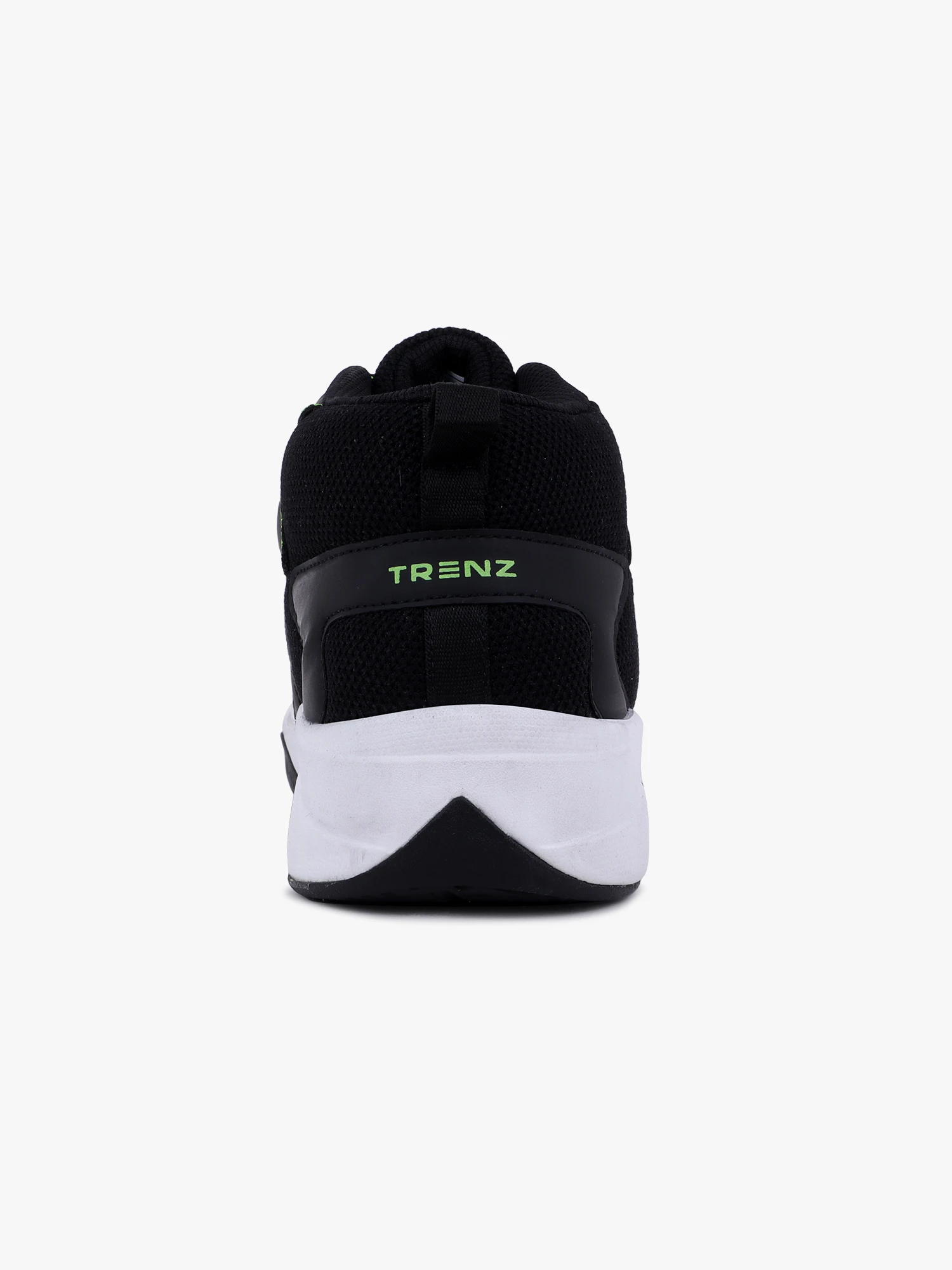 Black fluorescent green basketball shoes for men