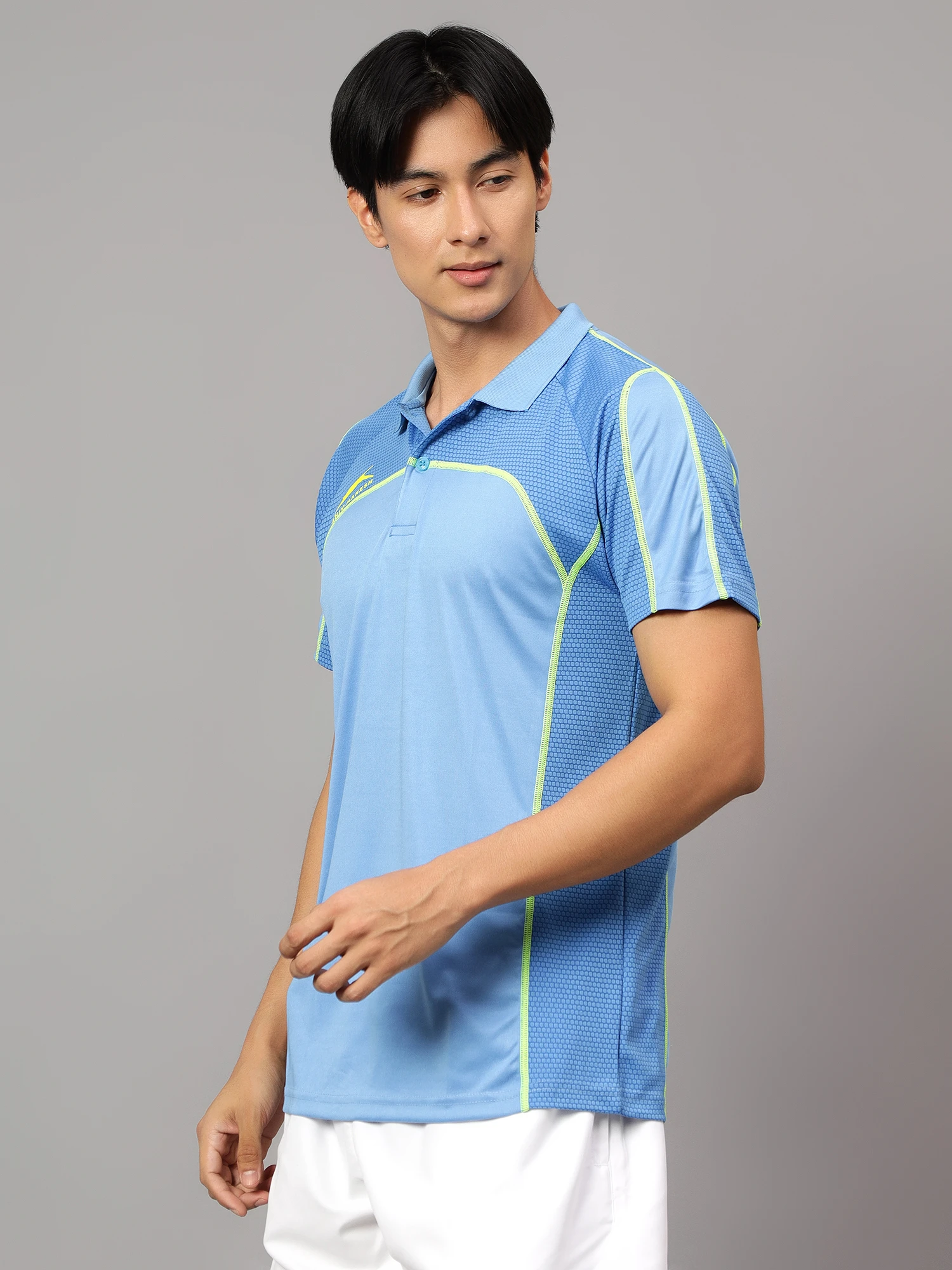 Light Blue Performance Polo T-shirts for men – Shiv Naresh