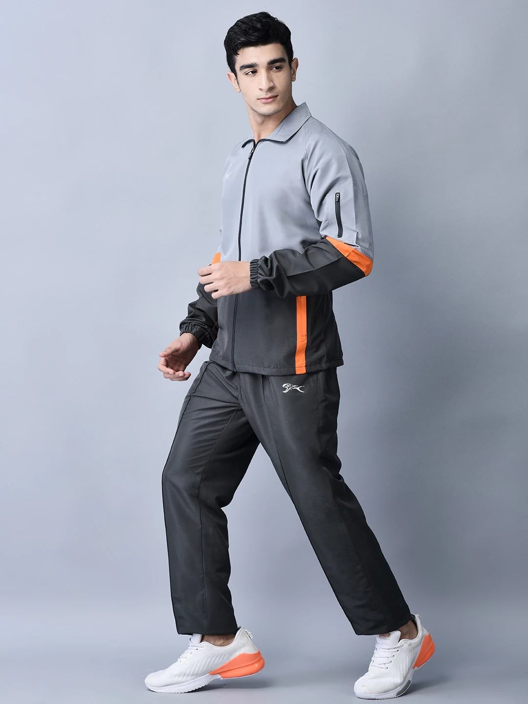 Shivnaresh Running Grey Track Suit for men