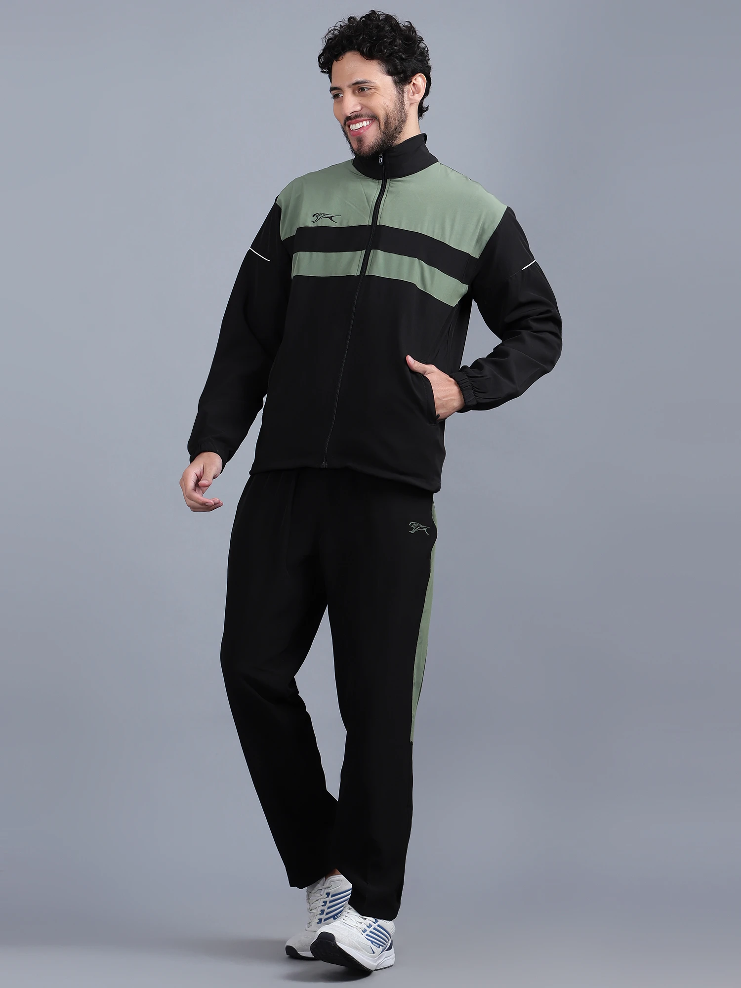 Shivnaresh Running Black Track Suit for men