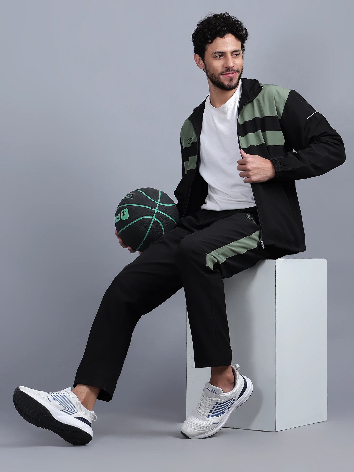 Shivnaresh Running Black Track Suit for men