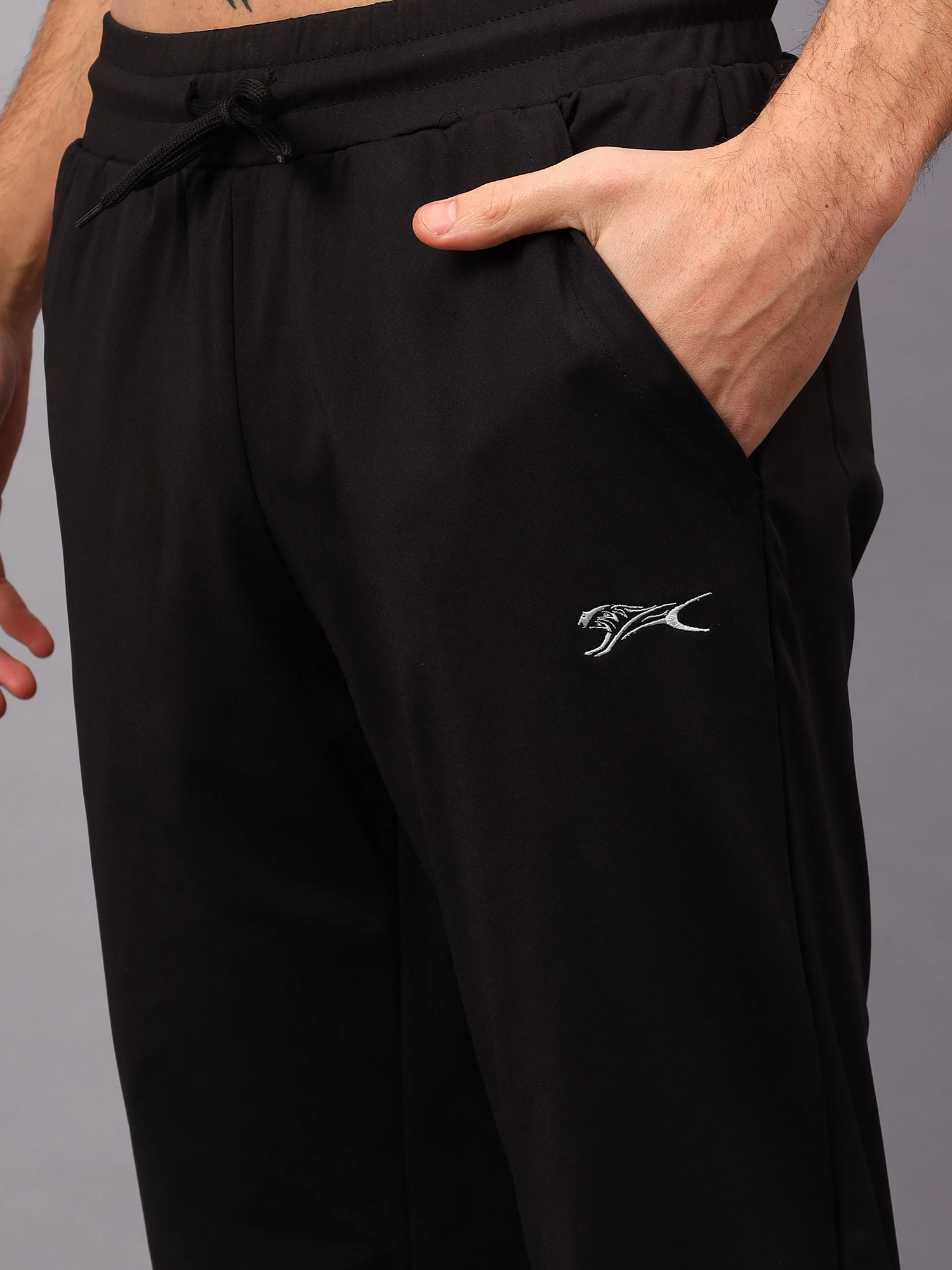 Men's tracksuit in Black by Shiv Naresh