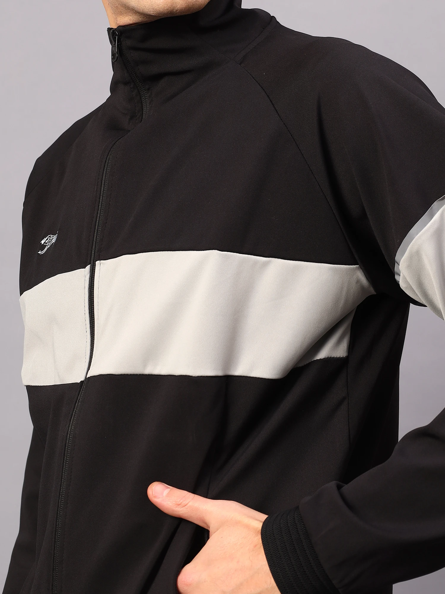 Men's tracksuit in Black by Shiv Naresh
