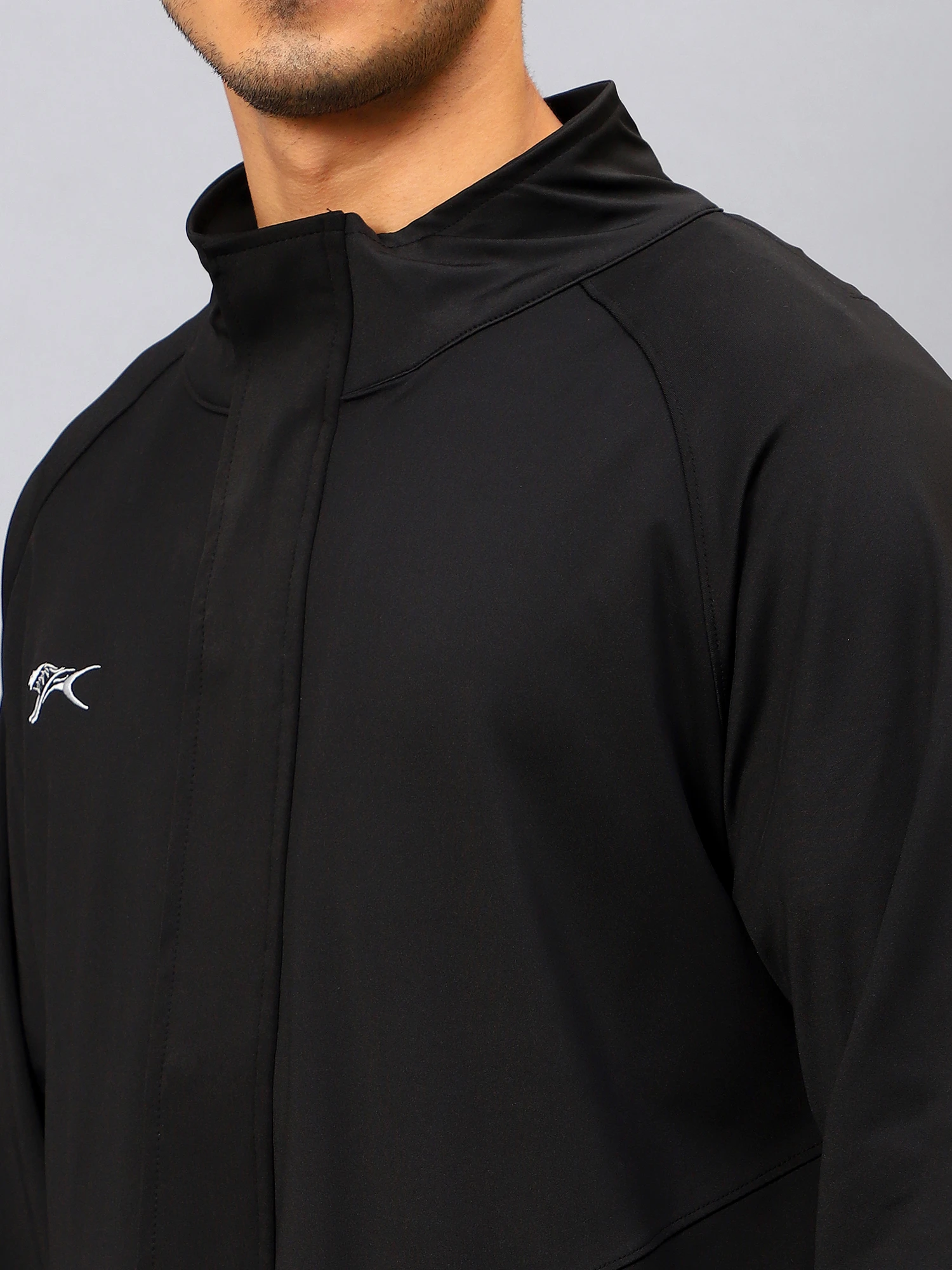 Men's Black Tracksuit by Shiv Naresh