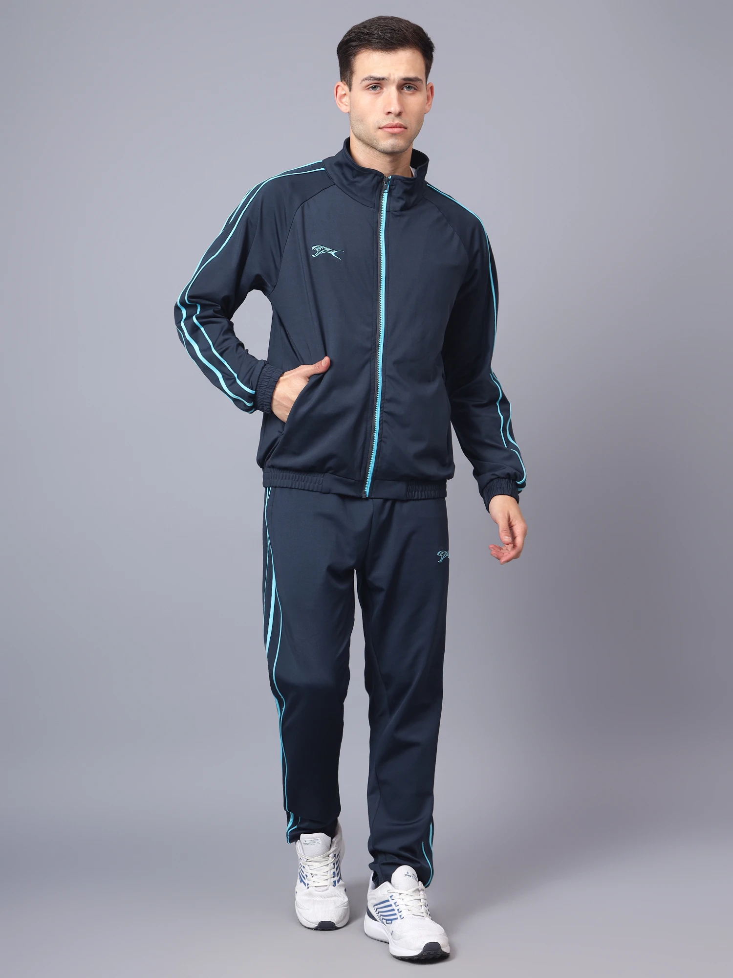 Navy/Cyan