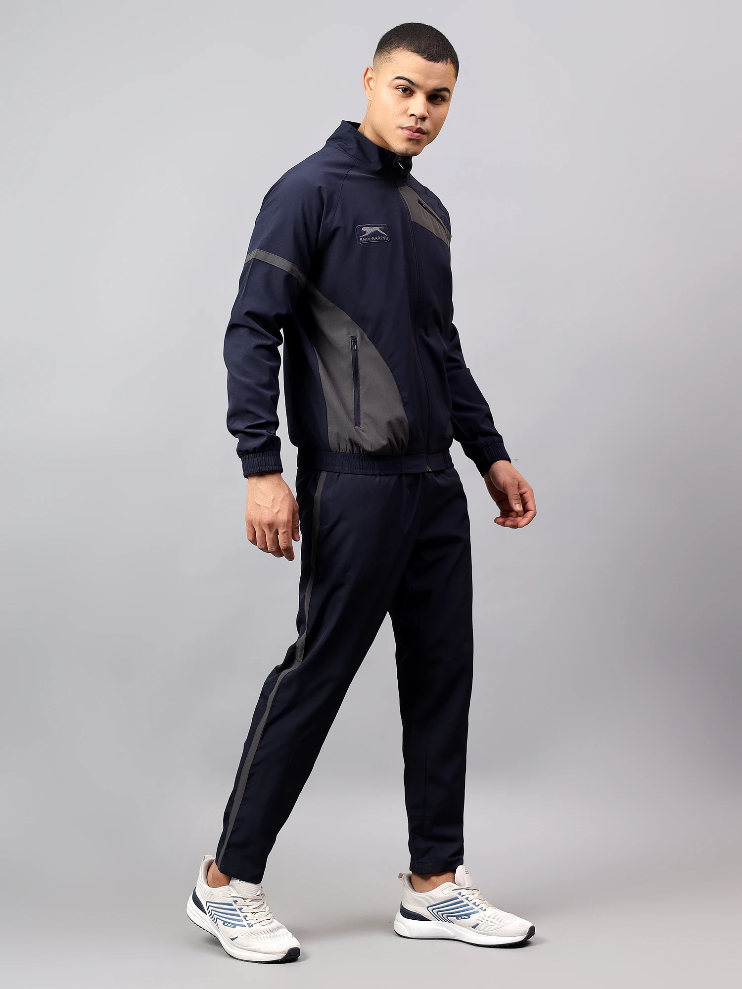 Shiv Naresh Navy Blue Tracksuit for men