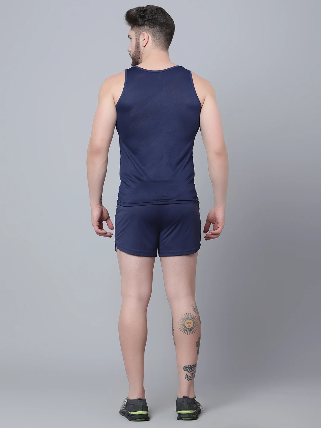 Navy Blue Game Athletic Set for men in India