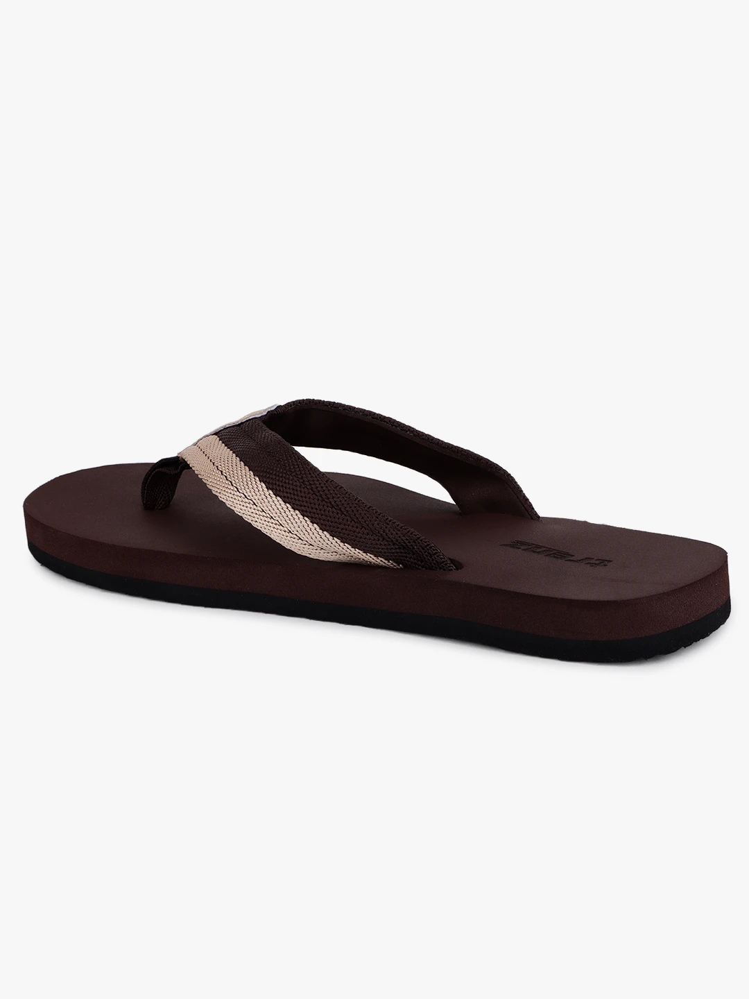 Shivnaresh Brown beige slip-on slippers for men