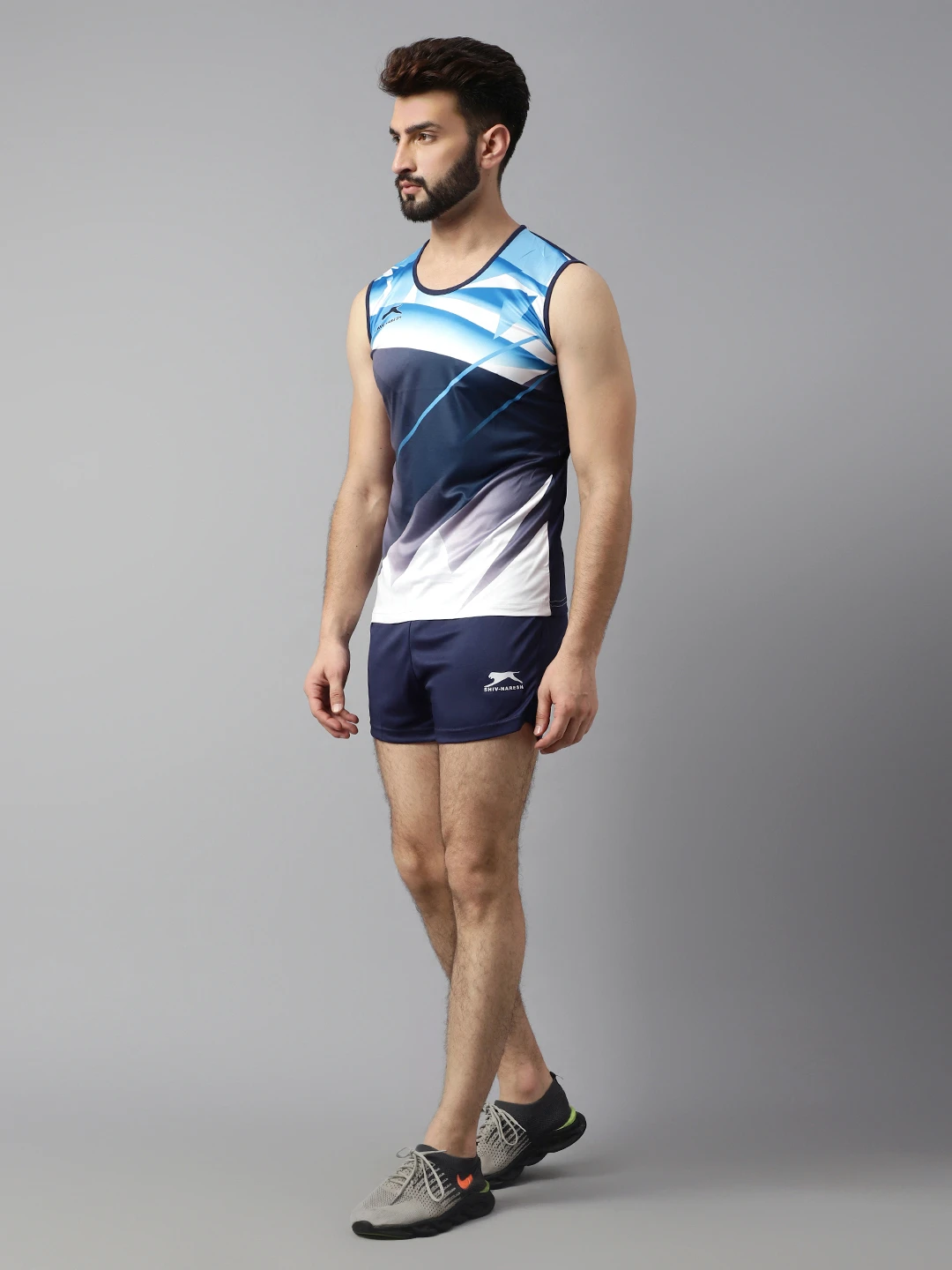 Navy Blue game athletic set for men