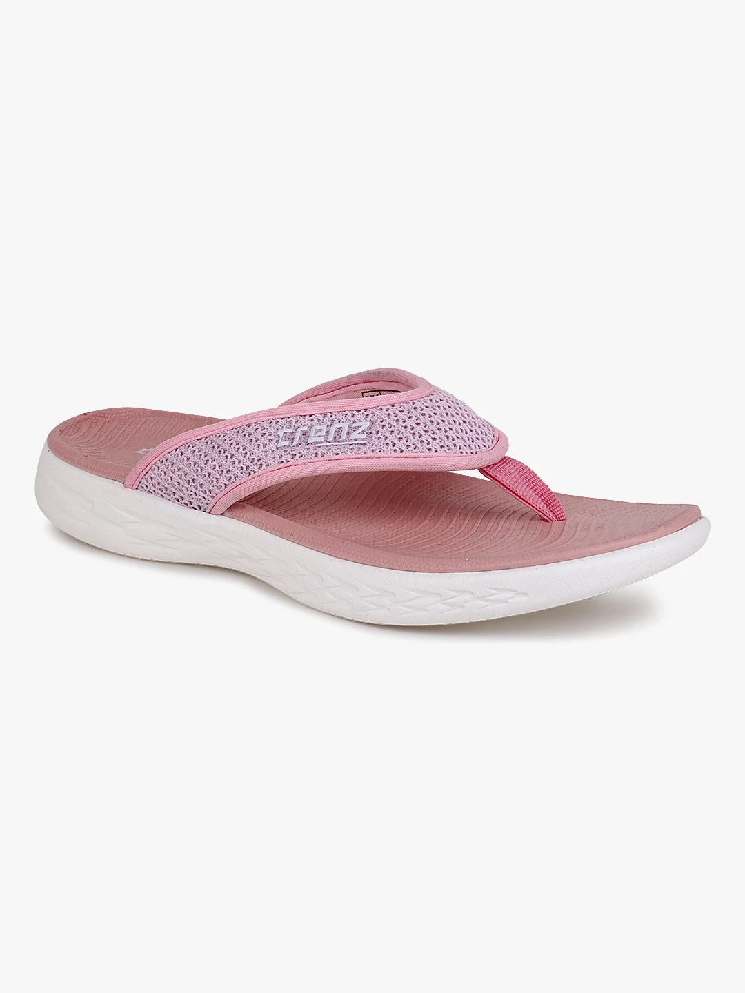 Women's Baby Pink slip-on slippers by Shiv Naresh
