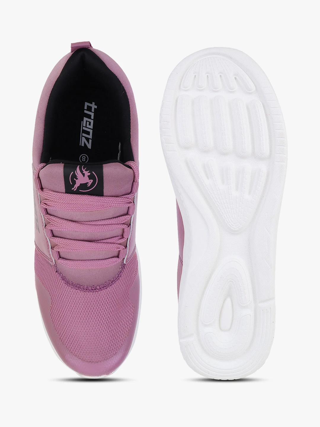 Onion Pink Women’s Lace-Up Sports Shoes Shiv Naresh