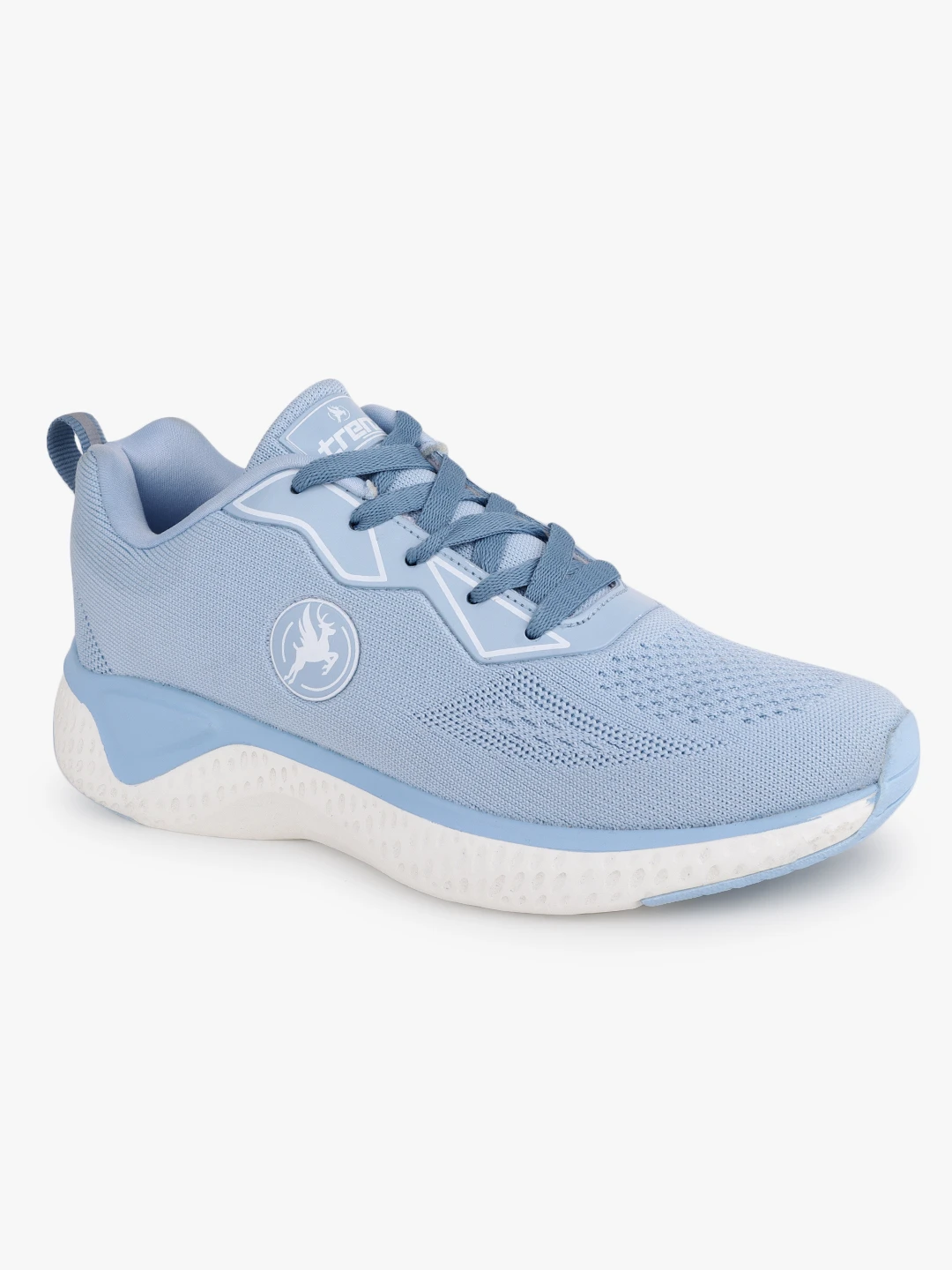 Sky Blue Women’s Lace-Up Sports Shoes for women by Shiv Naresh
