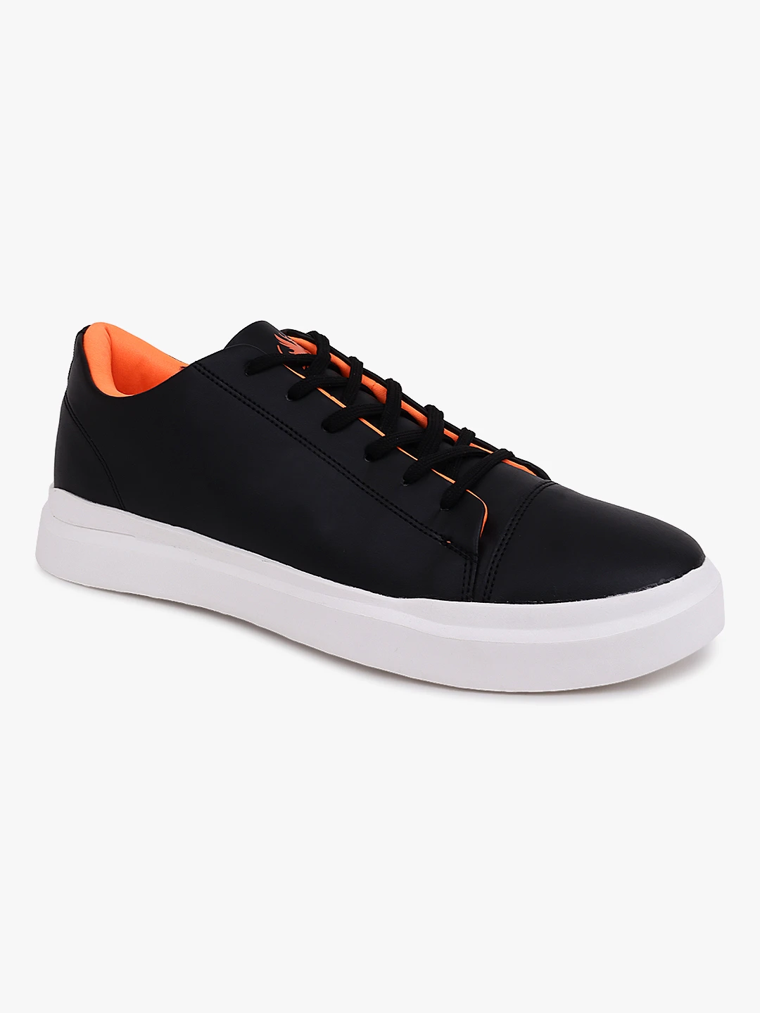 Men’s Black Lace-Up Sports Shoes