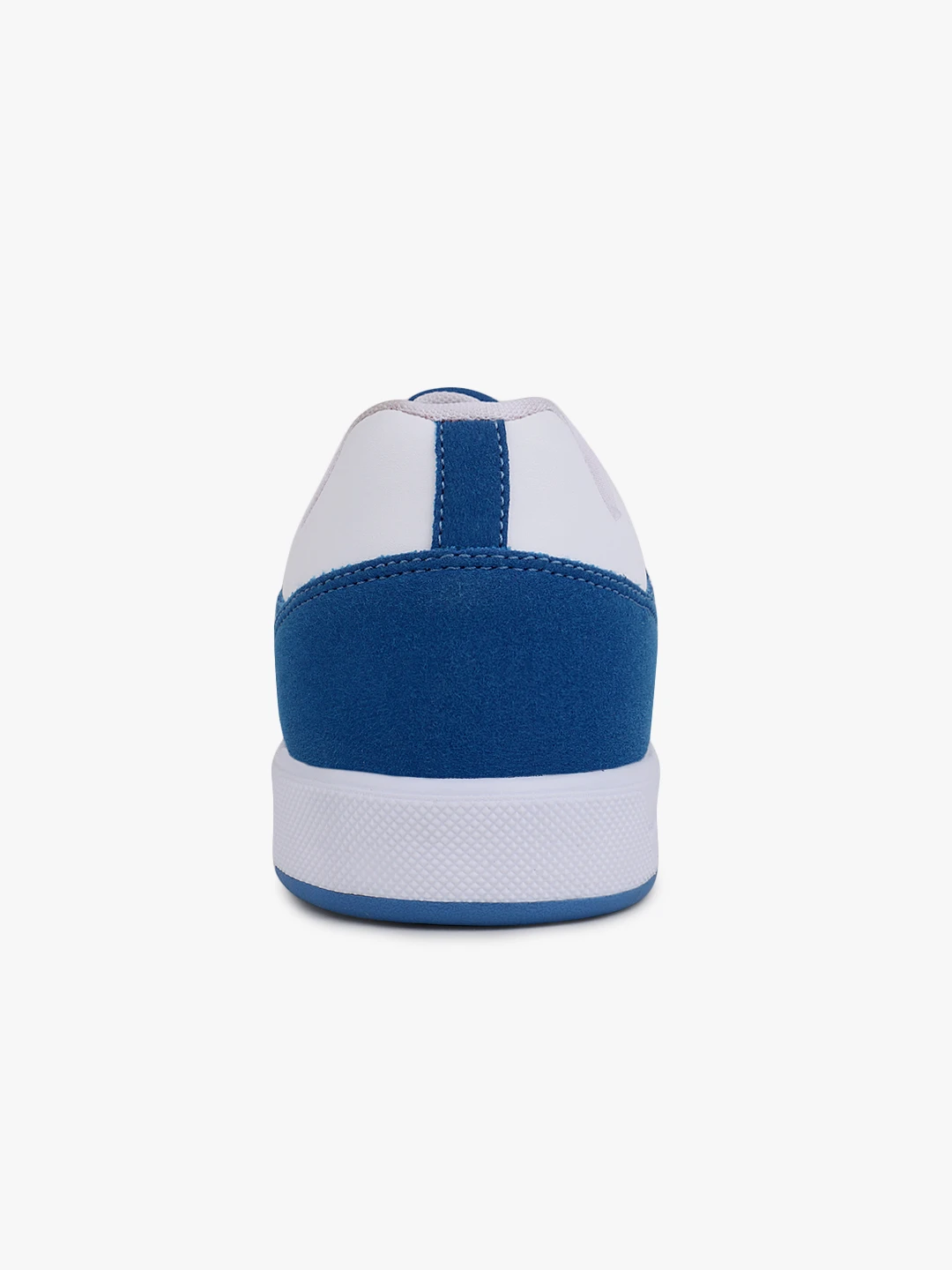 Men’s White Sky Blue Lace-Up Sports Shoes