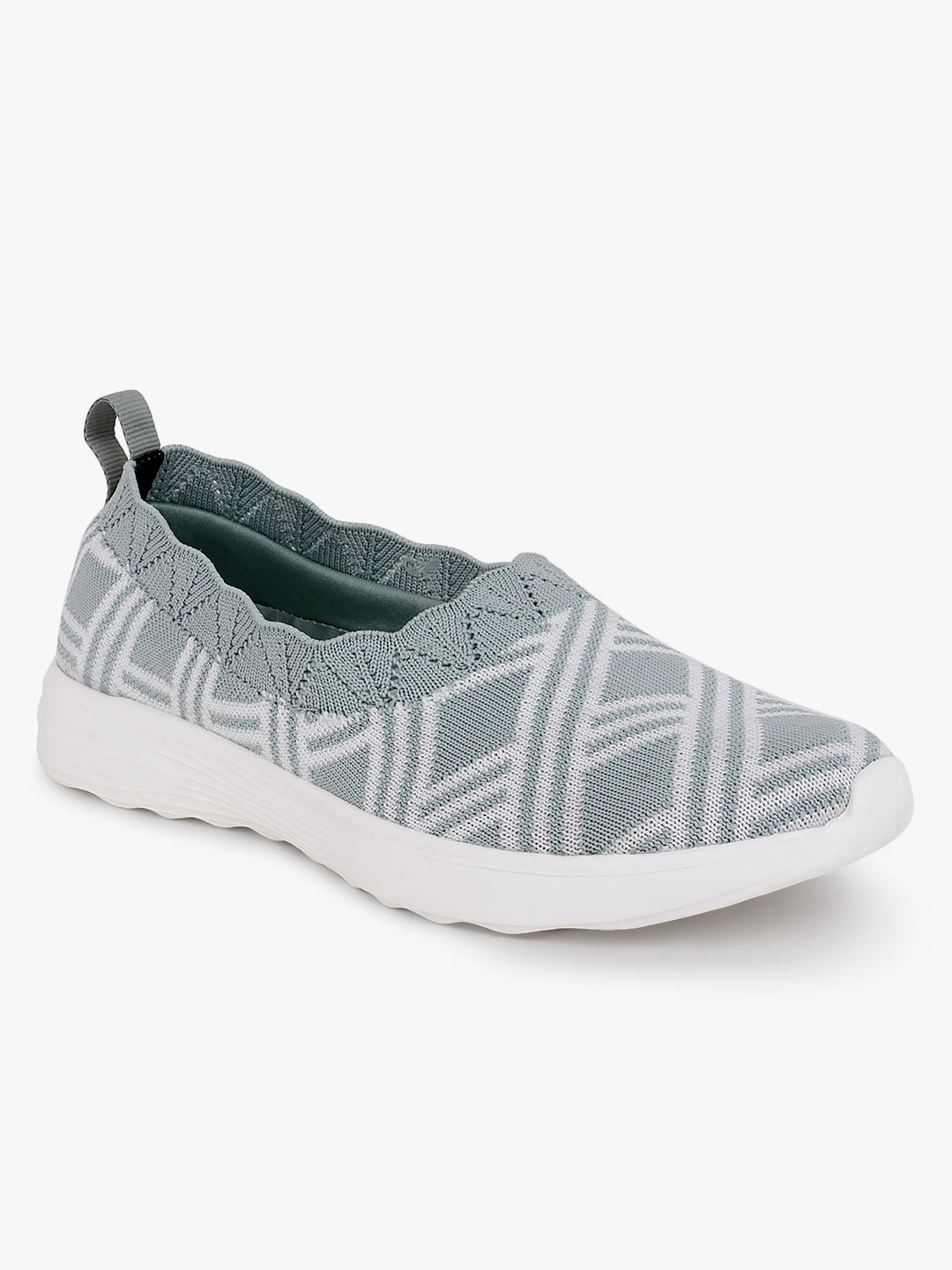 Sea Green Women’s Slip-On Shoes for women by Shiv Naresh