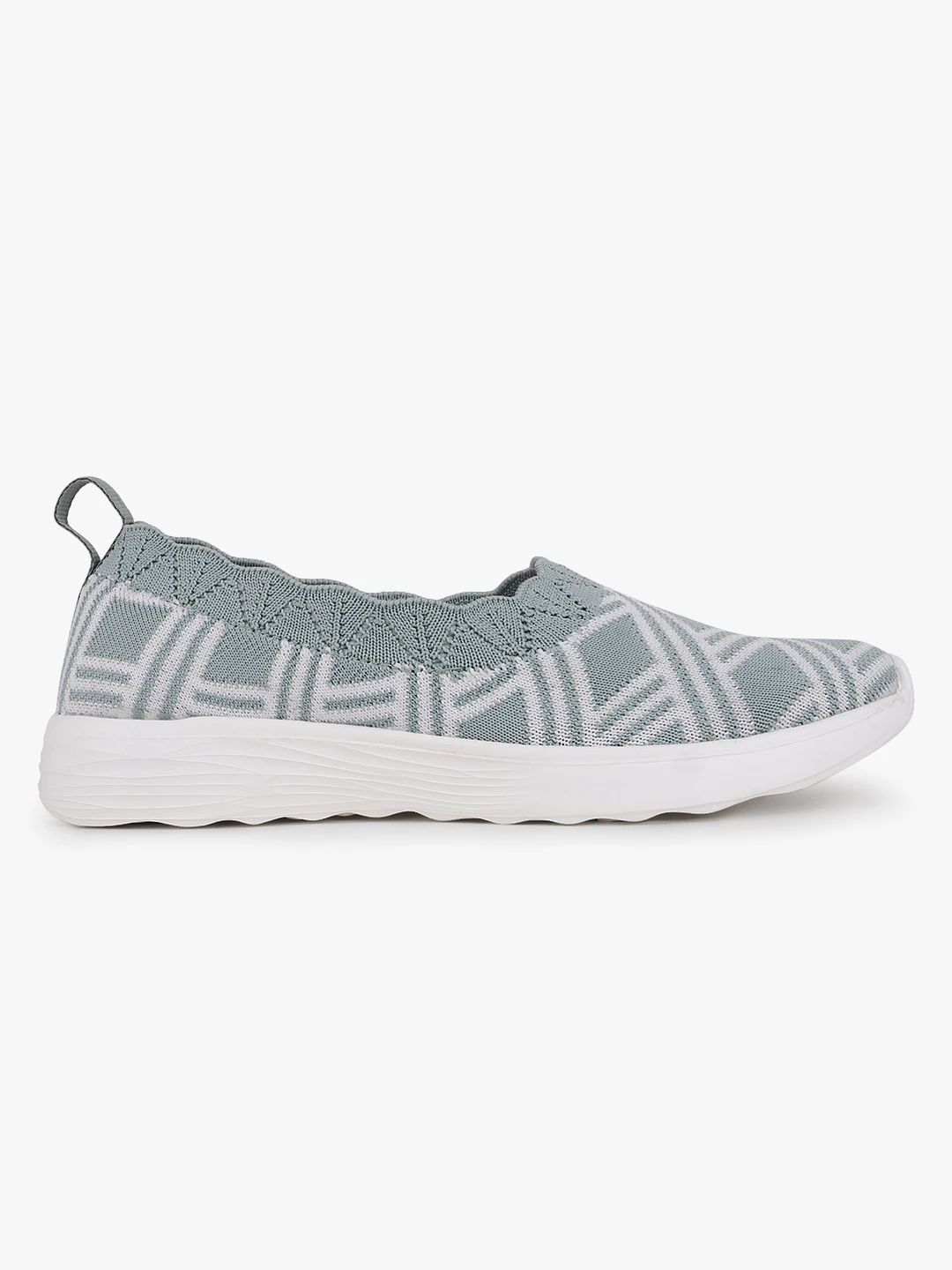 Sea Green Women’s Slip-On Shoes for women by Shiv Naresh