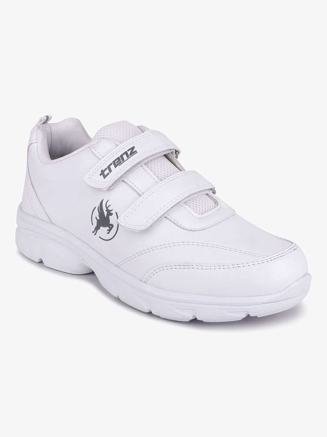 White velcro school shoes for men – Shiv Naresh