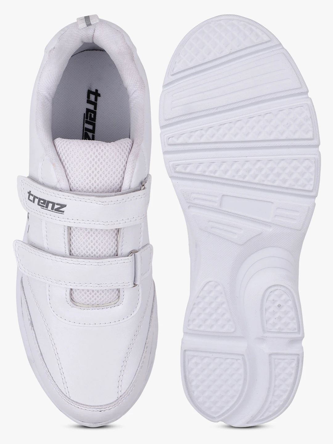 White velcro school shoes for men – Shiv Naresh