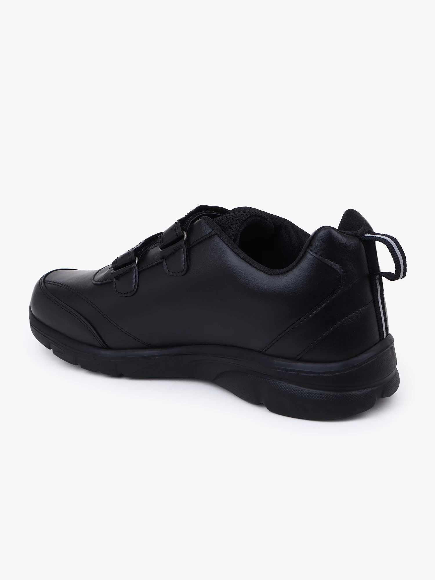 Black velcro school shoes for men – Shiv Naresh