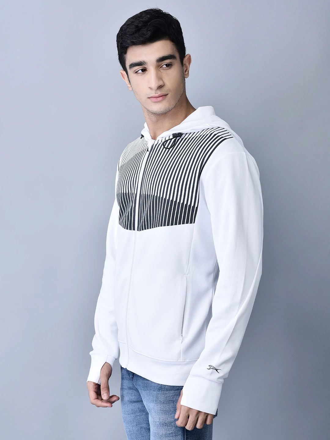 White Men's Sweatshirt by Shiv Naresh – Winter Sportswear