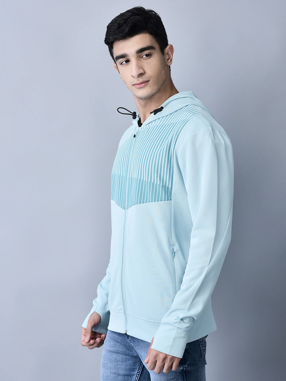 Shiv Naresh sky blue sweatshirt for men