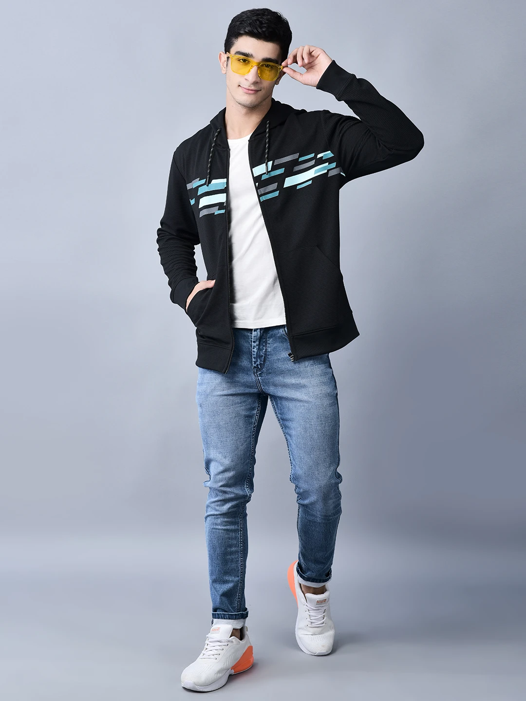 Men’s black sweatshirt by Shiv Naresh