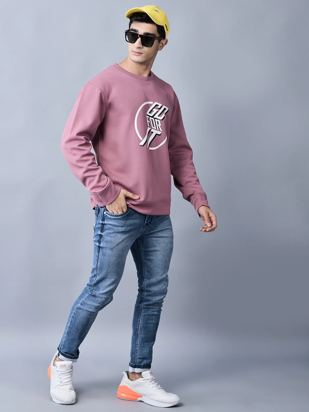 Onion Pink Sweatshirt for men – Unique Style