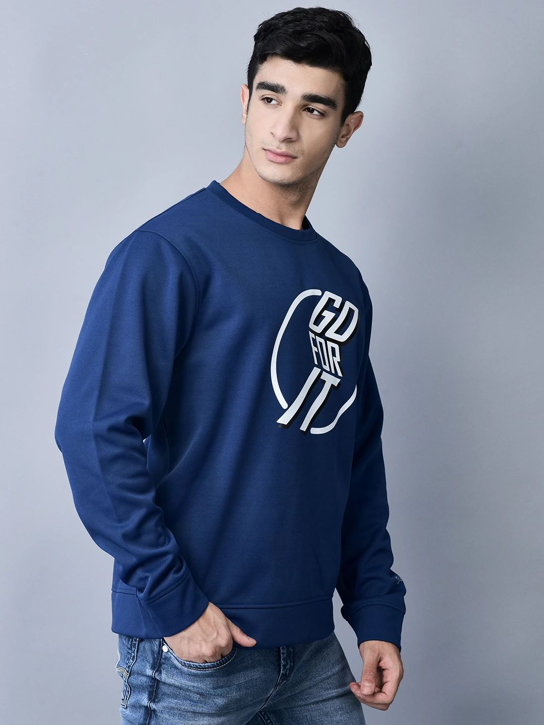 Navy Blue Sweatshirt for Men – Shiv Naresh