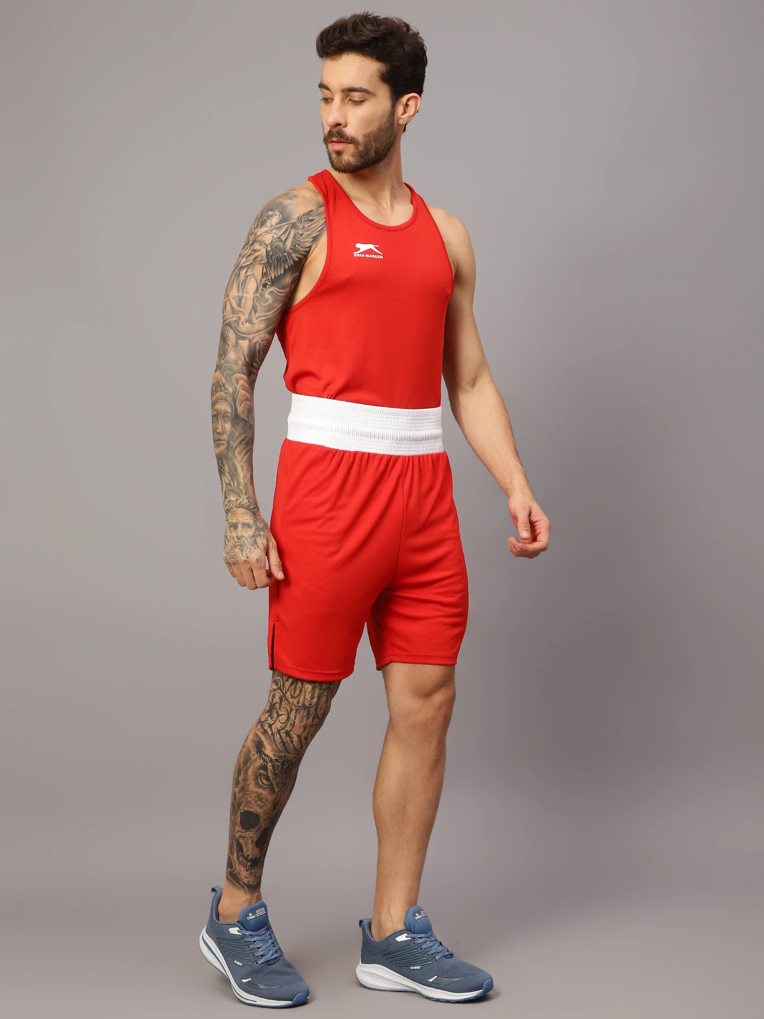 Red Warrior Spirit boxing set for men