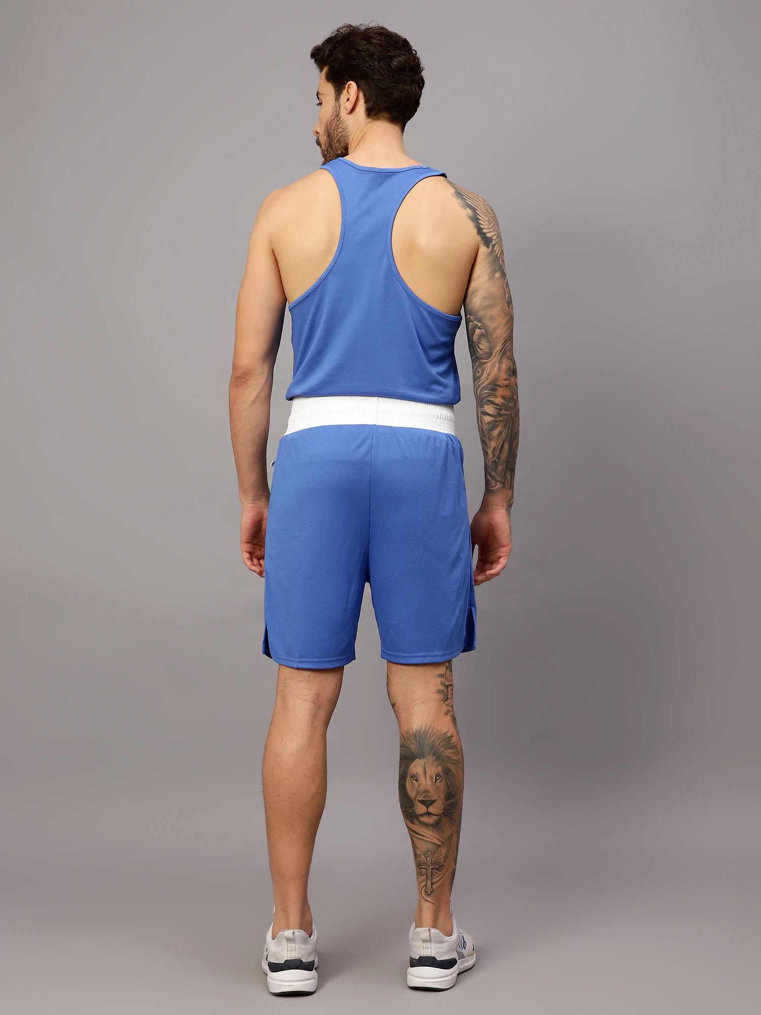 Royal Blue Warrior Spirit boxing set for men