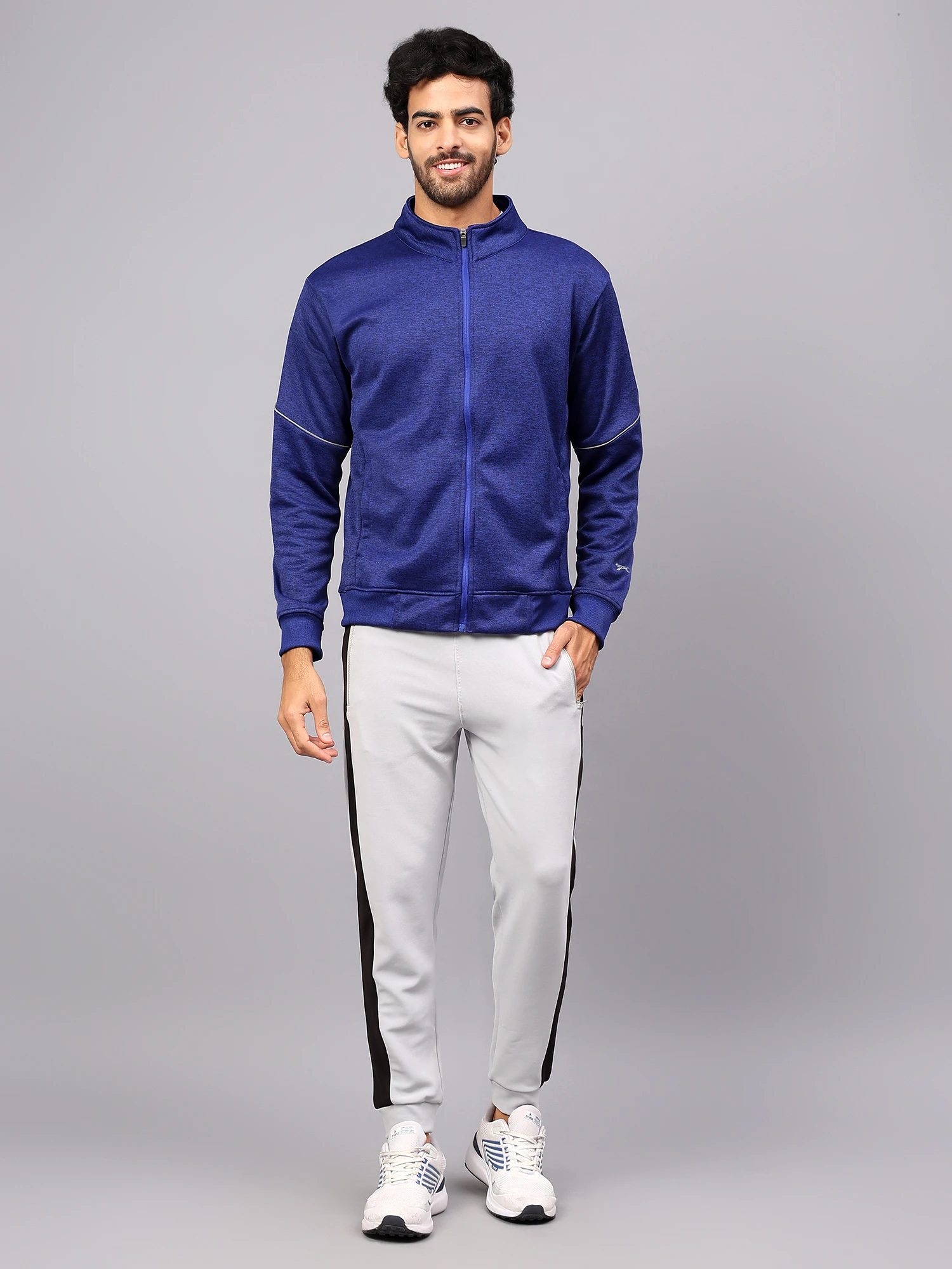 Navy Blue Jacket for Men - Shiv Naresh