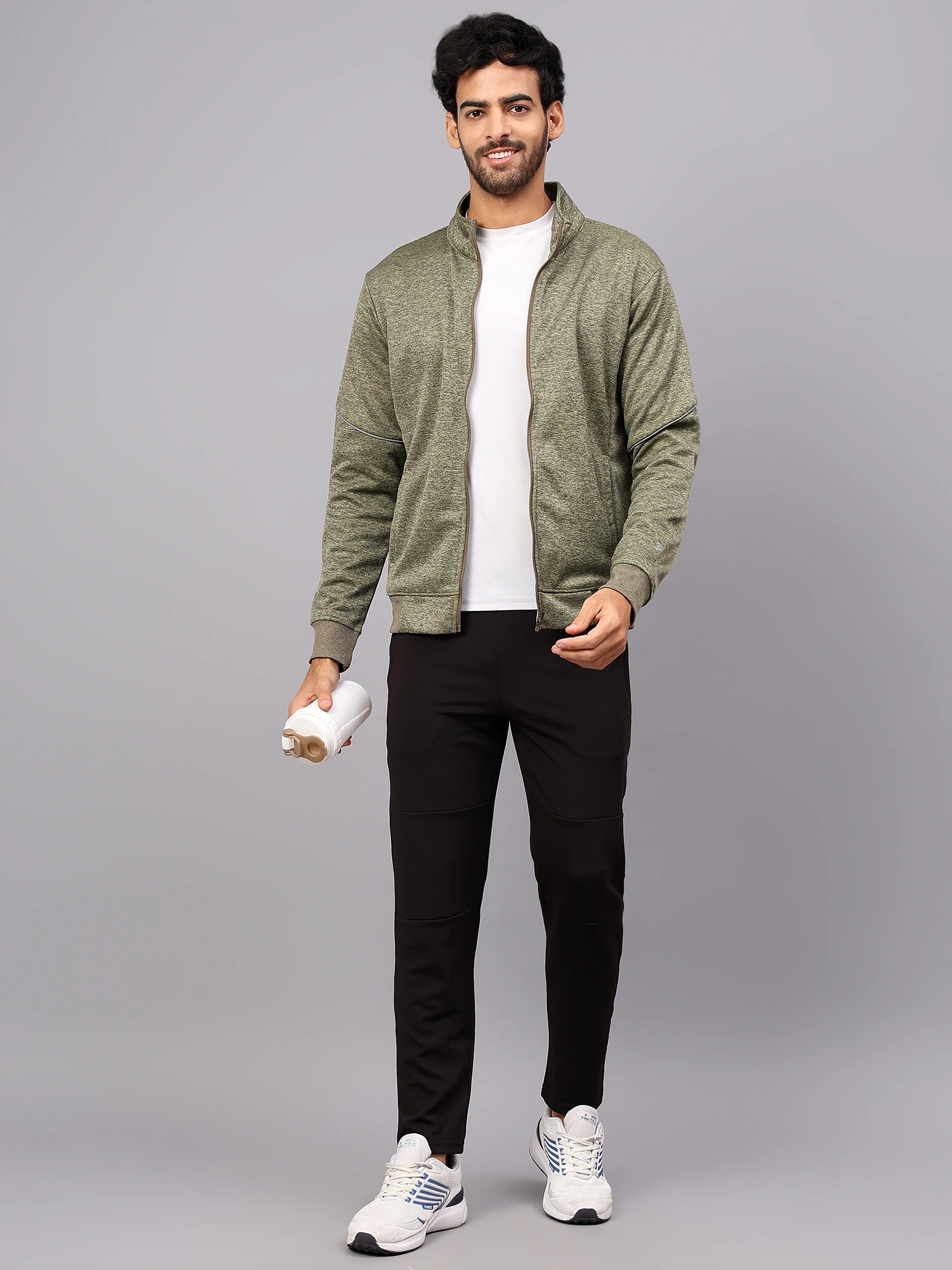 Sage Green Jacket for Men - Shiv Naresh
