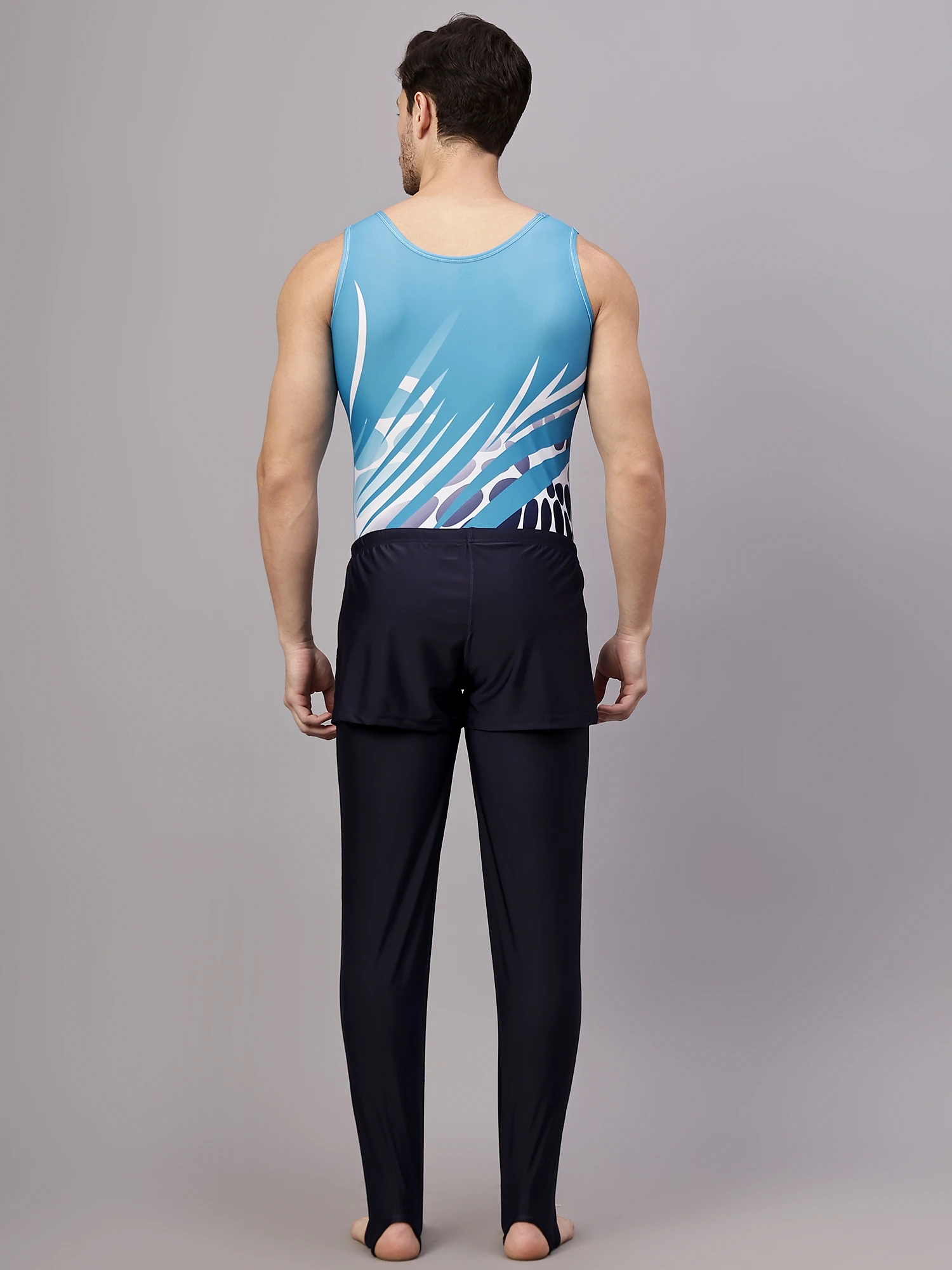 Shiv Naresh Pro Flex Gymnastics Set Cyan Blue for men