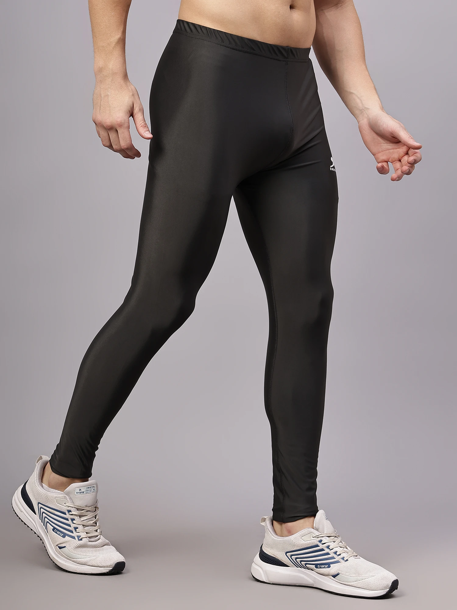Dark grey full power flex tighty for men