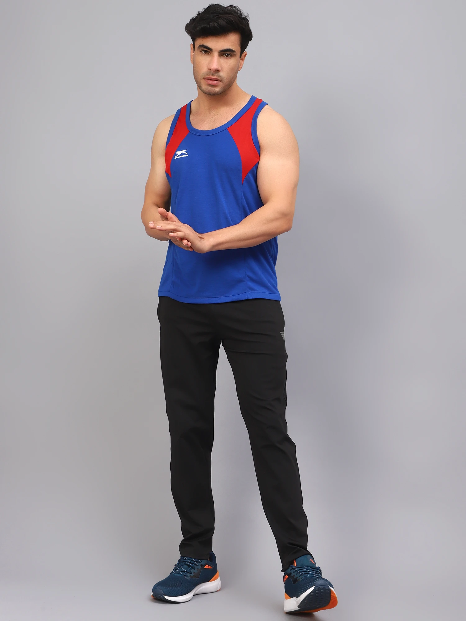 Royal blue Red Gym Vest for Men | Shivnaresh