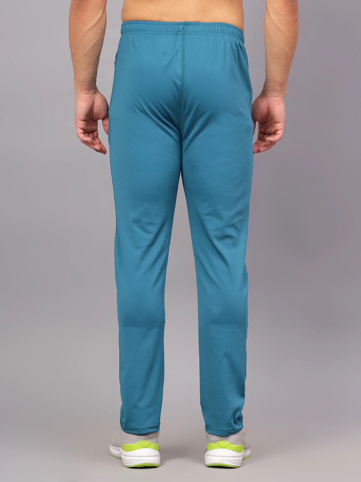 Airforce Blue Stretchable Track Pants for Men Shiv Naresh