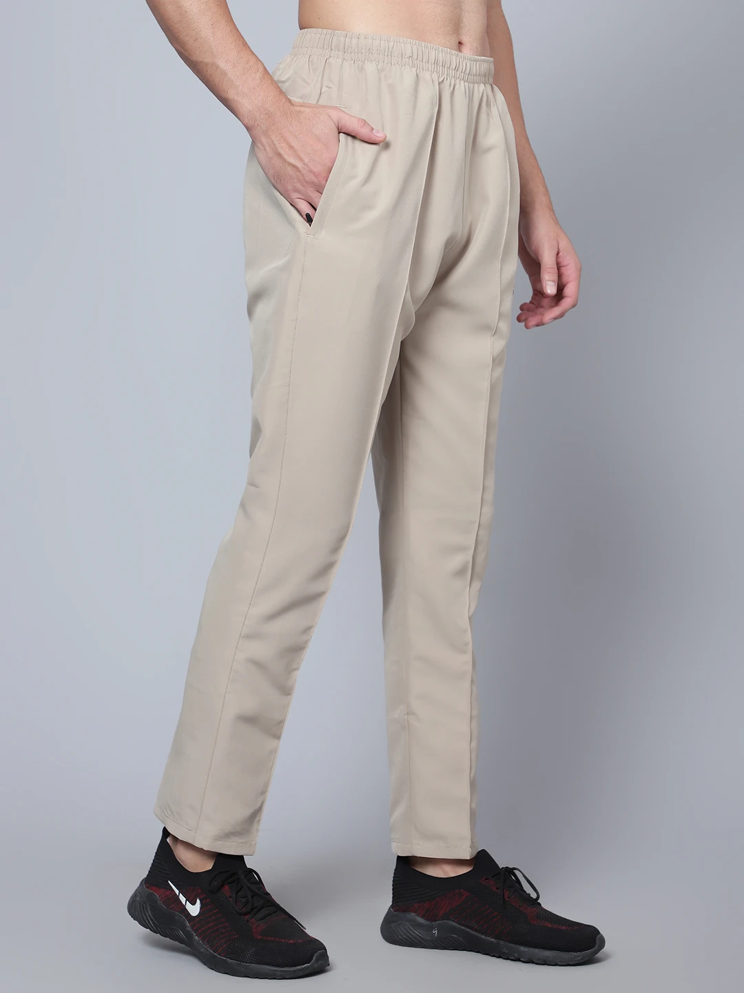 Men's skin colour sports track pants by Shiv Naresh