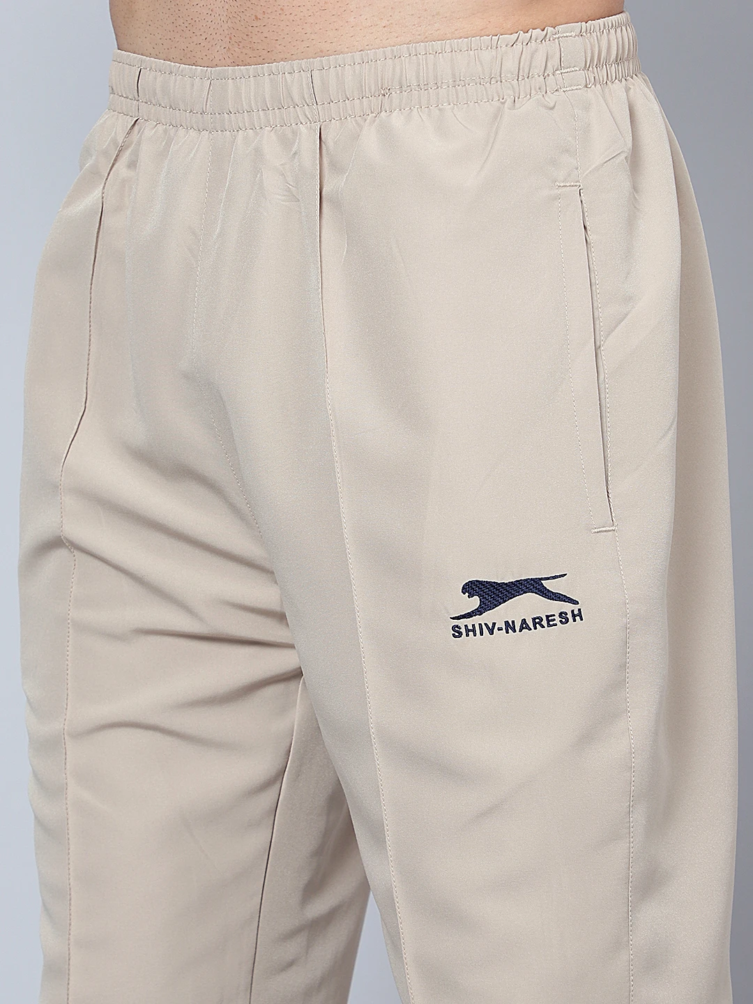 Men's skin colour sports track pants by Shiv Naresh